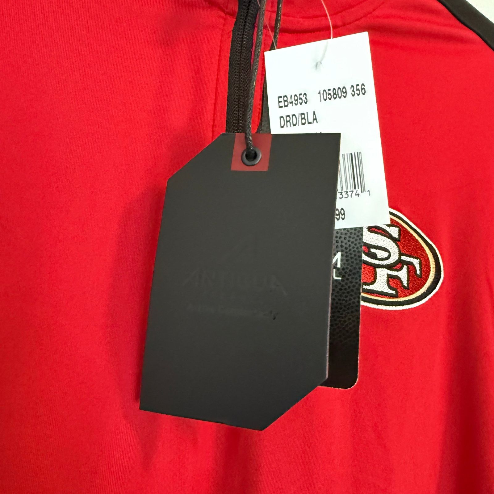 Antigua San Francisco 49ers Antigua NFL Quarter Zip Men’s Size S NWT Size US S / EU 44-46 / 1 - 4 Thumbnail