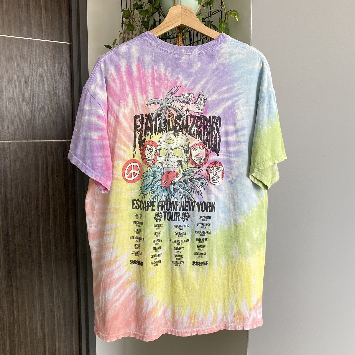Flatbush Zombies Flatbush Zombies Escape From New York Tour Tie Dye Tshirt Size US L / EU 52-54 / 3 - 10 Thumbnail