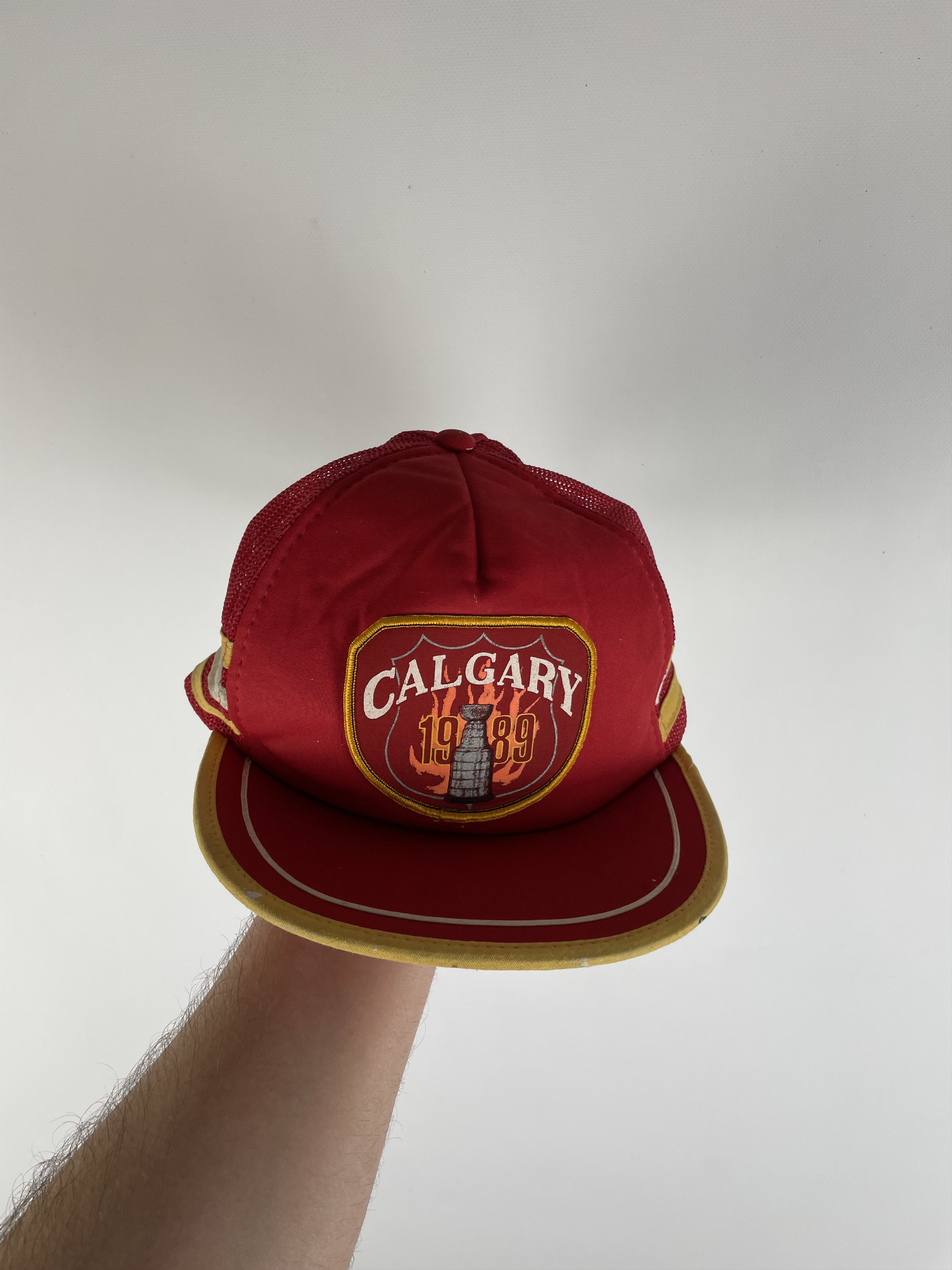 Vintage Calgary Flames NHL Cap Size ONE SIZE - 2 Thumbnail