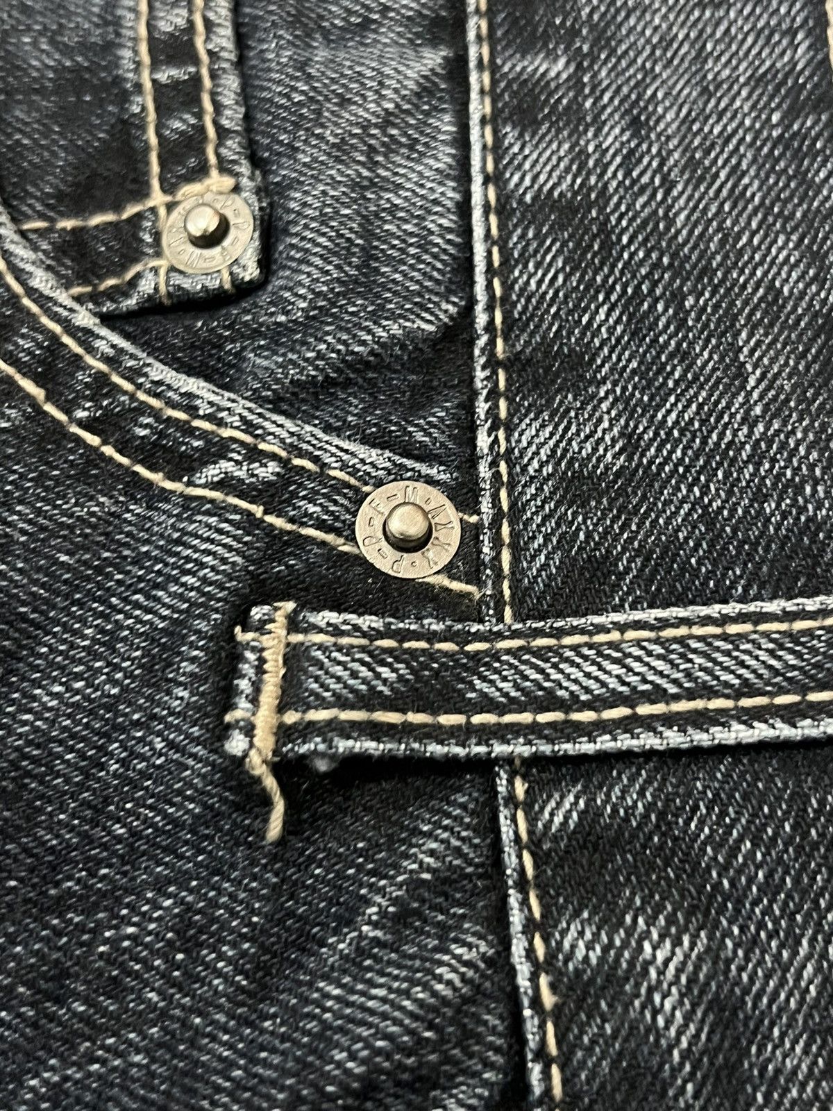 Designer × Japanese Brand × PPFM Rare! PPFM Test Print Underground Denim Pants Size US 32 / EU 48 - 6 Thumbnail