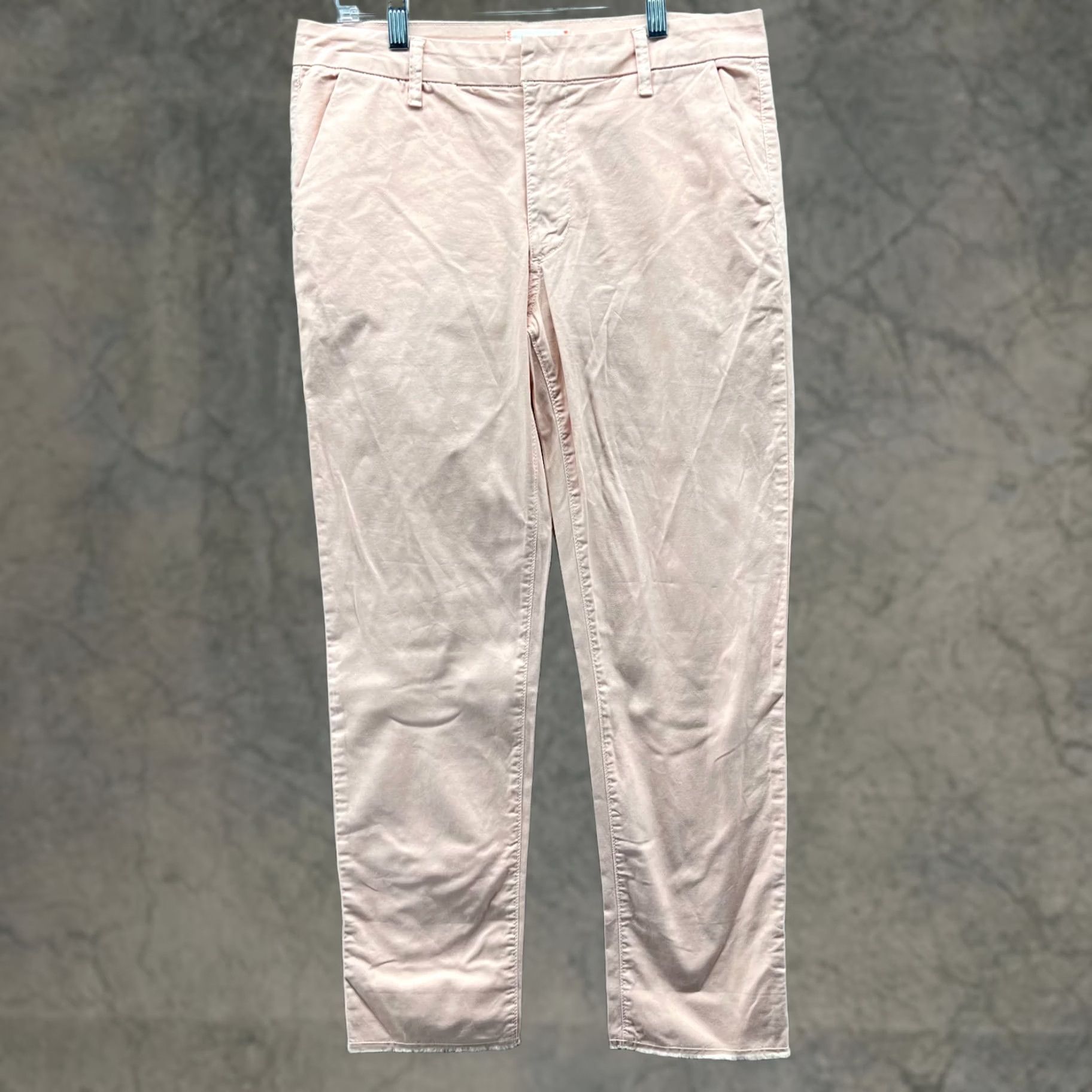 Sundry VINTAGE Sundry Pants Womens 27 Pink Chino Flat Front High Rise Cotton Preppy Regular Straight Menacing No Size 27" / US 4 / IT 40 - 1 Thumbnail