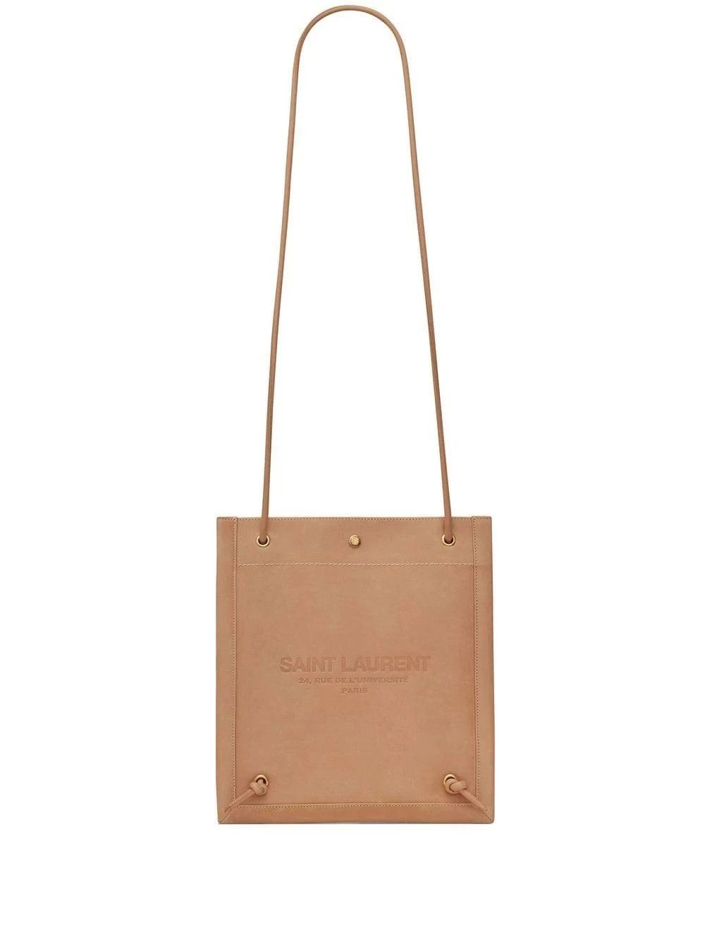 Saint Laurent Paris o1b1hav111224 Size: OS / Leather Crossbody Bag in Beige Size ONE SIZE - 3 Thumbnail