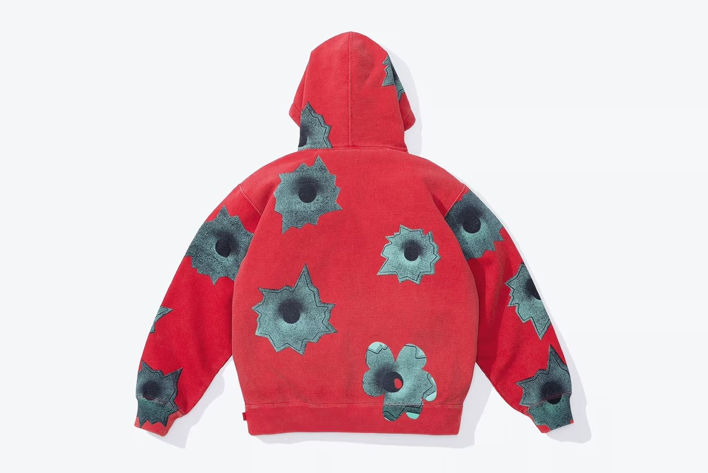 Supreme Supreme Nate Lowman Hooded Sweatshirt - Size M Size US M / EU 48-50 / 2 - 9 Thumbnail