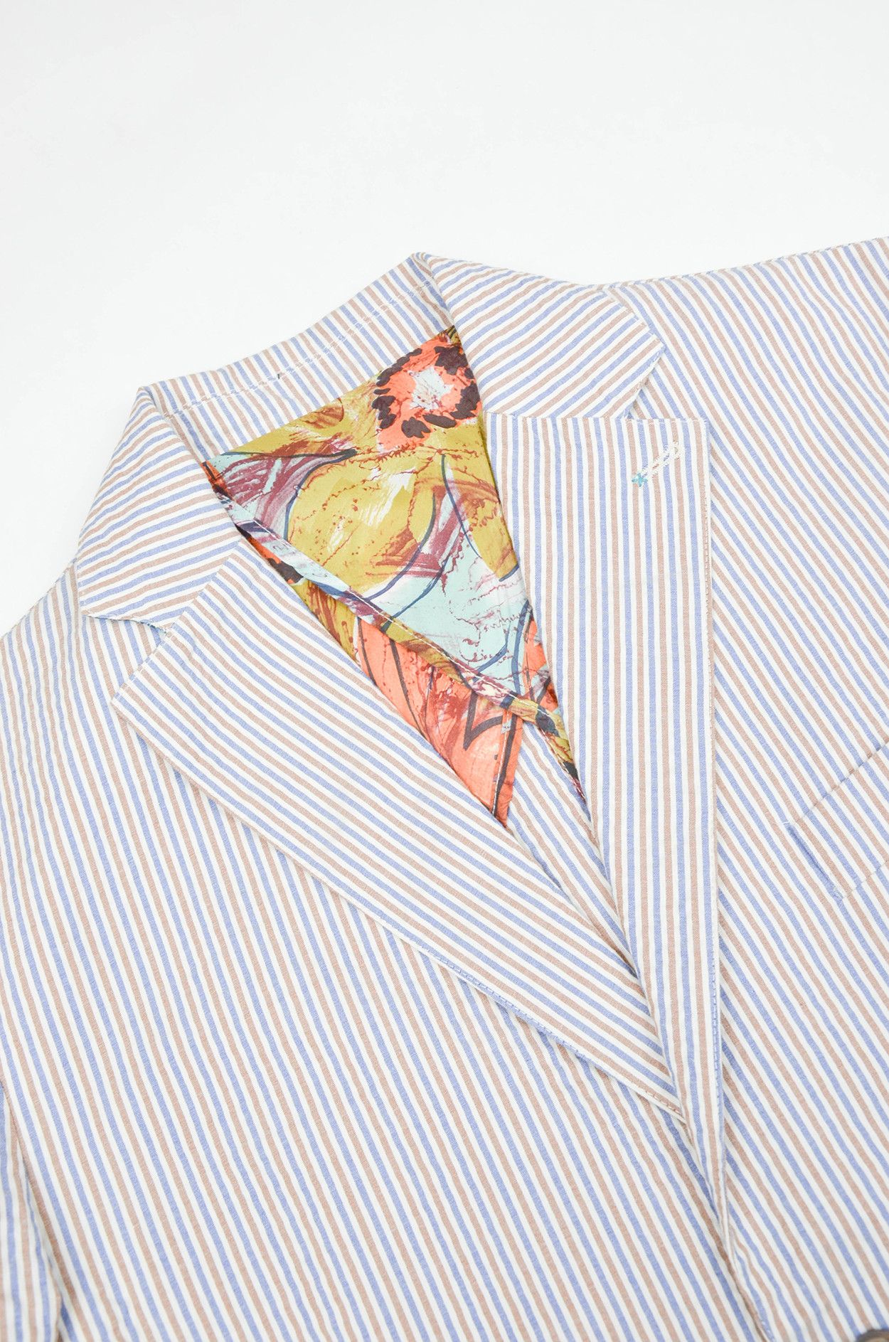 Other BOB Handmade Striped Summer Suit – Size 52 Size 52R - 10 Thumbnail