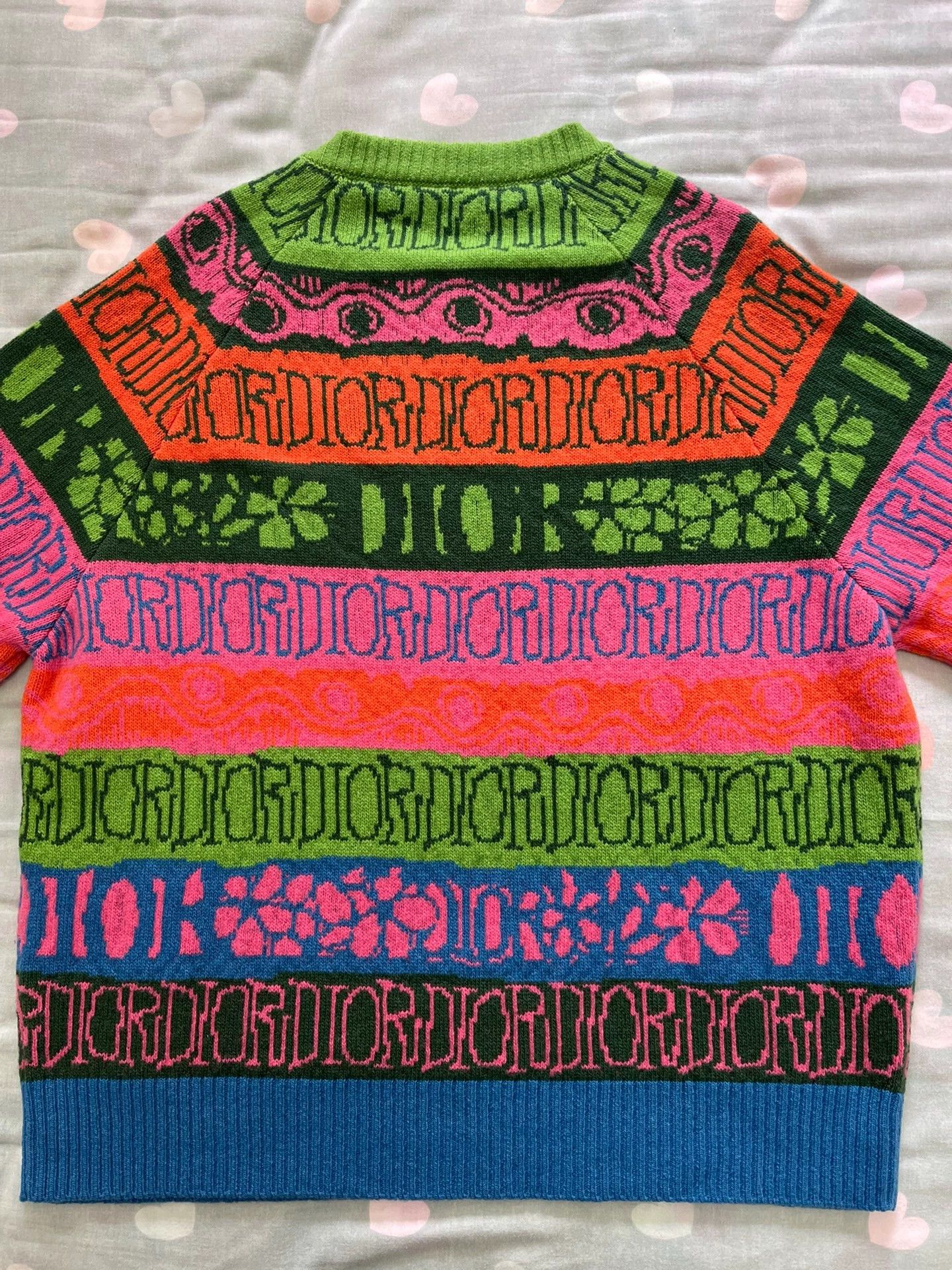 Dior Dior Runway Colorful 100% Wool OS Men's M Sweater Size US M / EU 48-50 / 2 - 2 Thumbnail