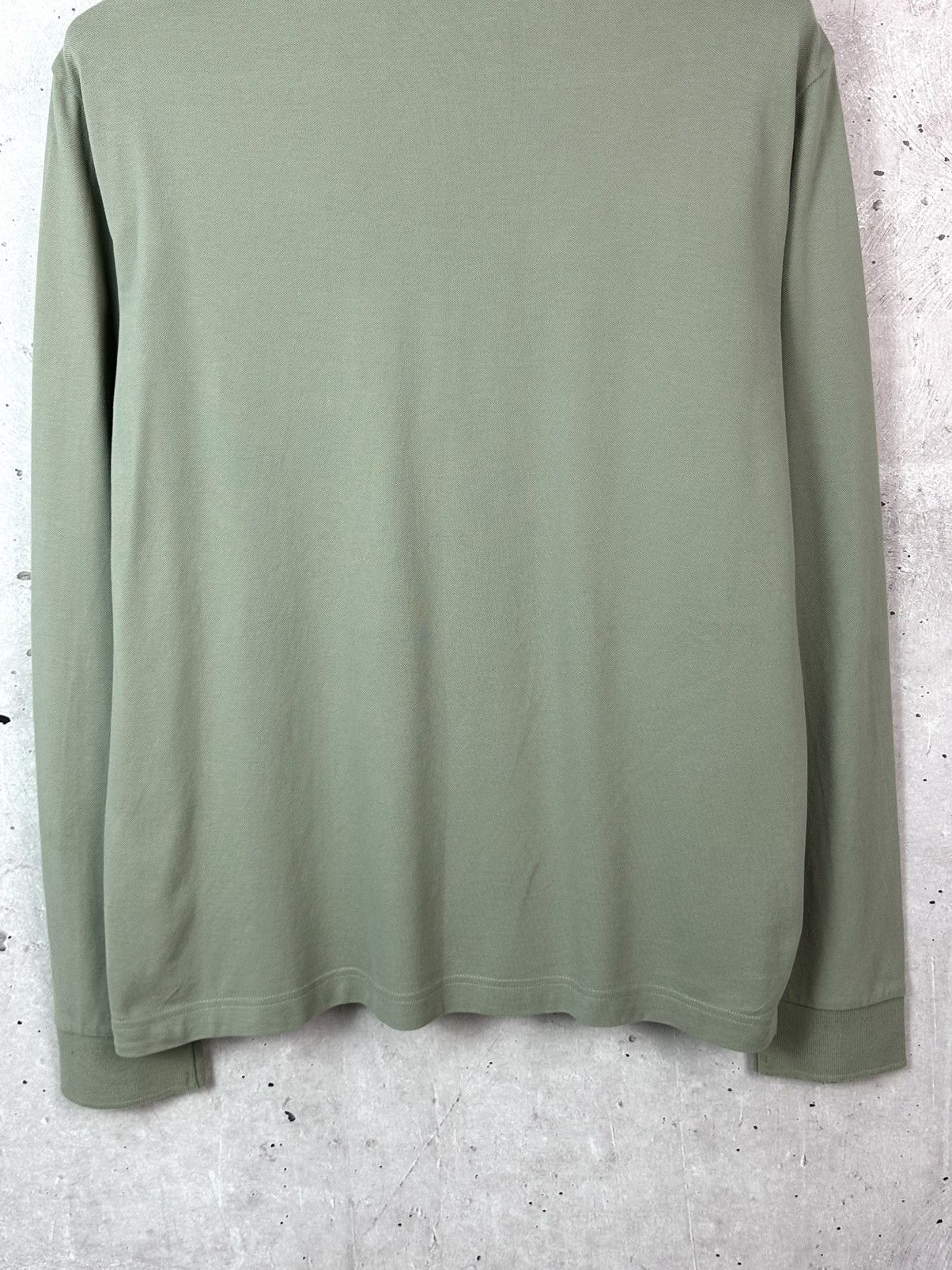 Arket Arket Light Green Cotton Long Sleeve Men’s Polo Size US L / EU 52-54 / 3 - 8 Thumbnail