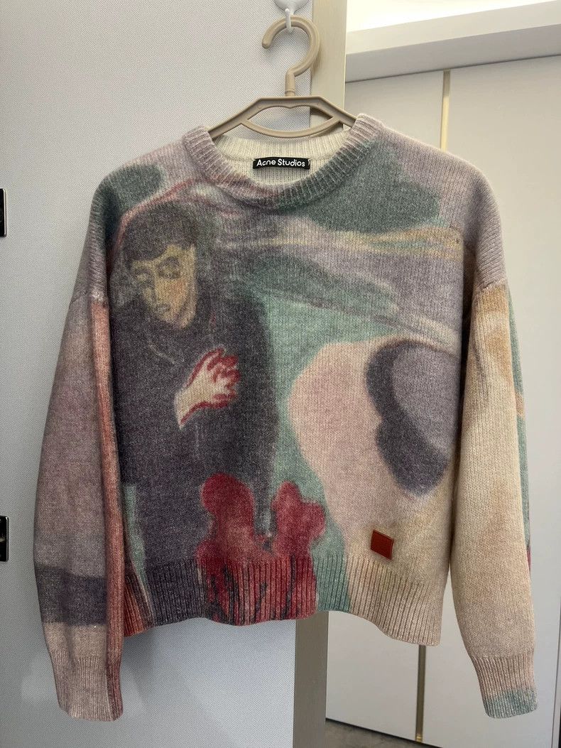 Acne Studios Printed knitted sweater