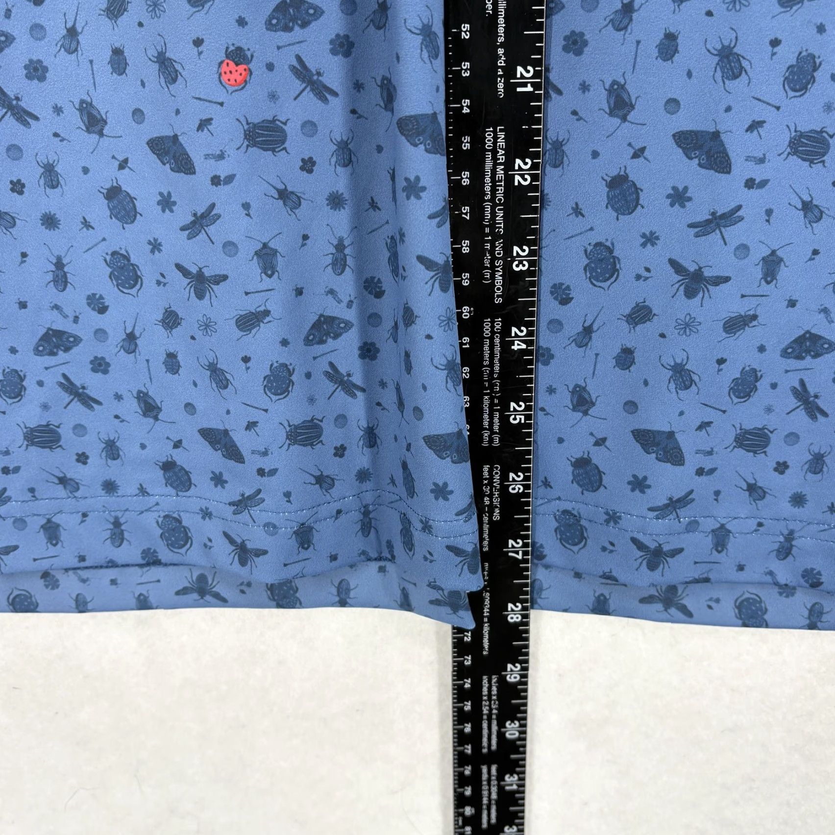Vintage William Murray Shirt Mens Small Blue Bug Print Golf Polo Short Sleeve Novelty Size US S / EU 44-46 / 1 - 5 Thumbnail