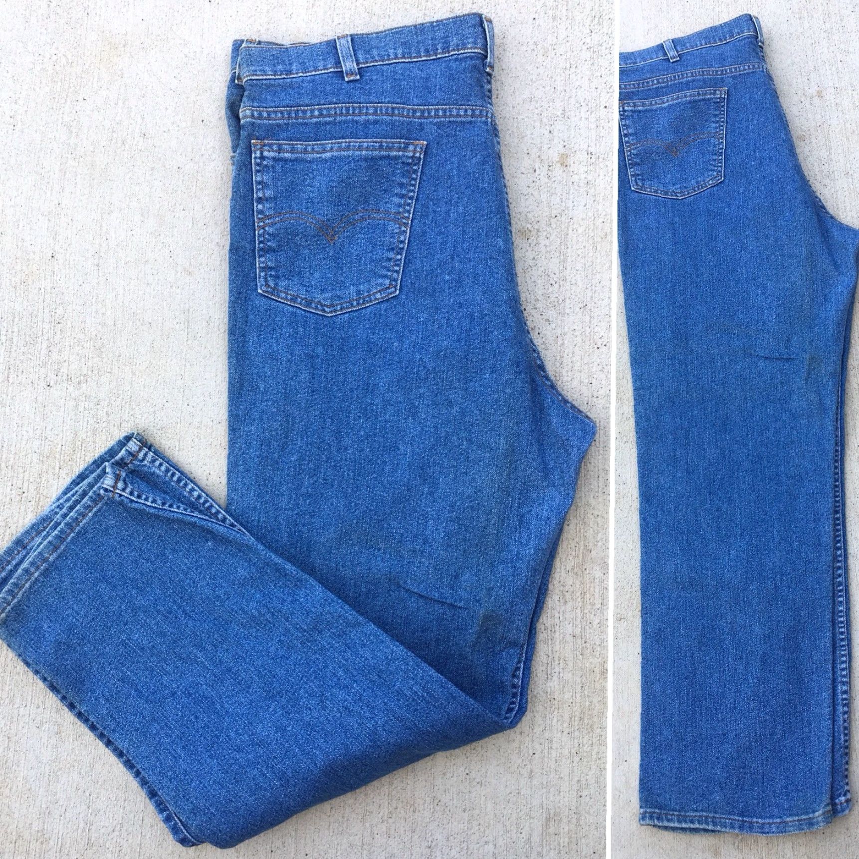 Vintage VINTAGE Levi’s Jeans Relaxed Fit Made In USA Size W40 L30 Blue Denim Casual Mens Size US 40 / EU 56 - 7 Thumbnail