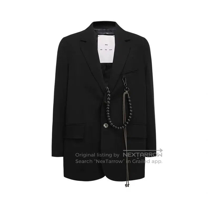 Song For The Mute SONG FOR THE MUTE overcoat Size 52S - 6 Thumbnail