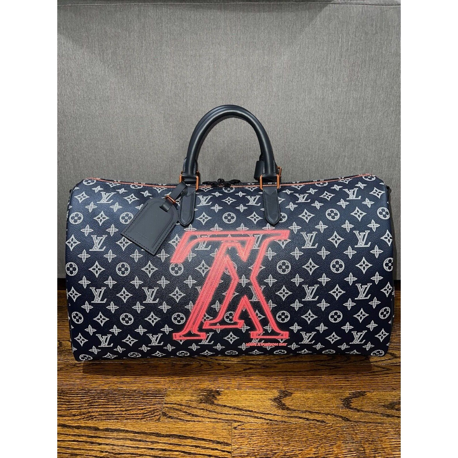 Louis Vuitton Louis Vuitton Keepall Bandouliere Ink Weekend Travel Bag Size ONE SIZE - 2 Thumbnail