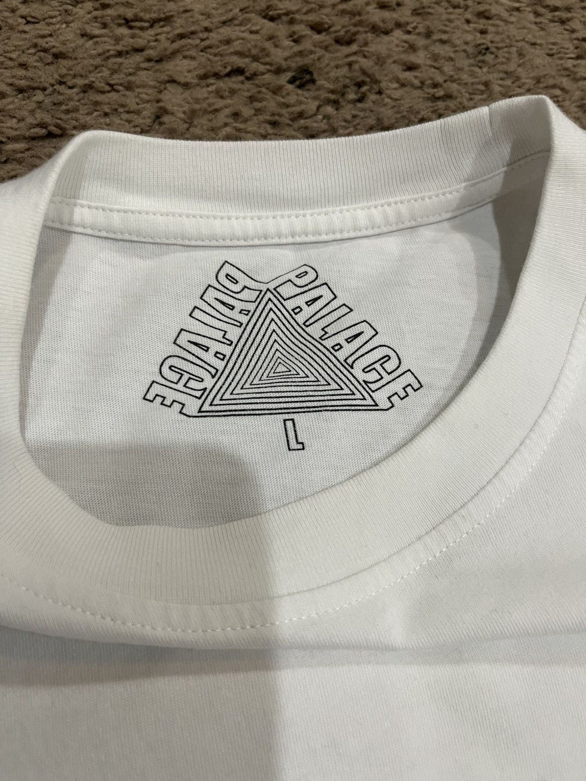 Palace Palace Pasta Day White T Shirt 2018 Size US L / EU 52-54 / 3 - 4 Thumbnail