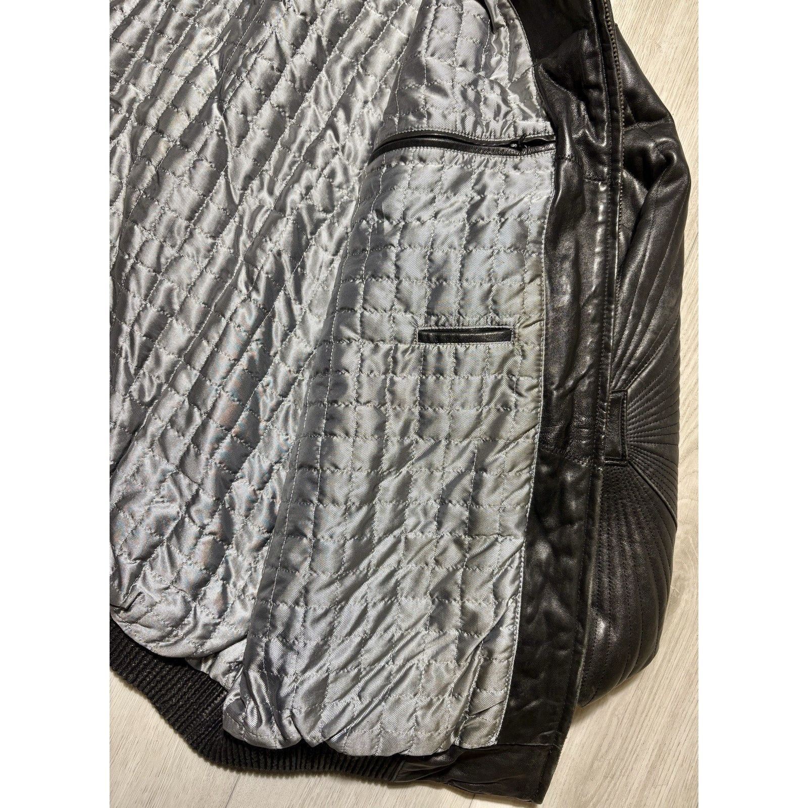 Knoles & Carter Knoles & Carter DAMU Quilted Sunburst Leather Jacket 3XL Size US XXL / EU 58 / 5 - 10 Thumbnail