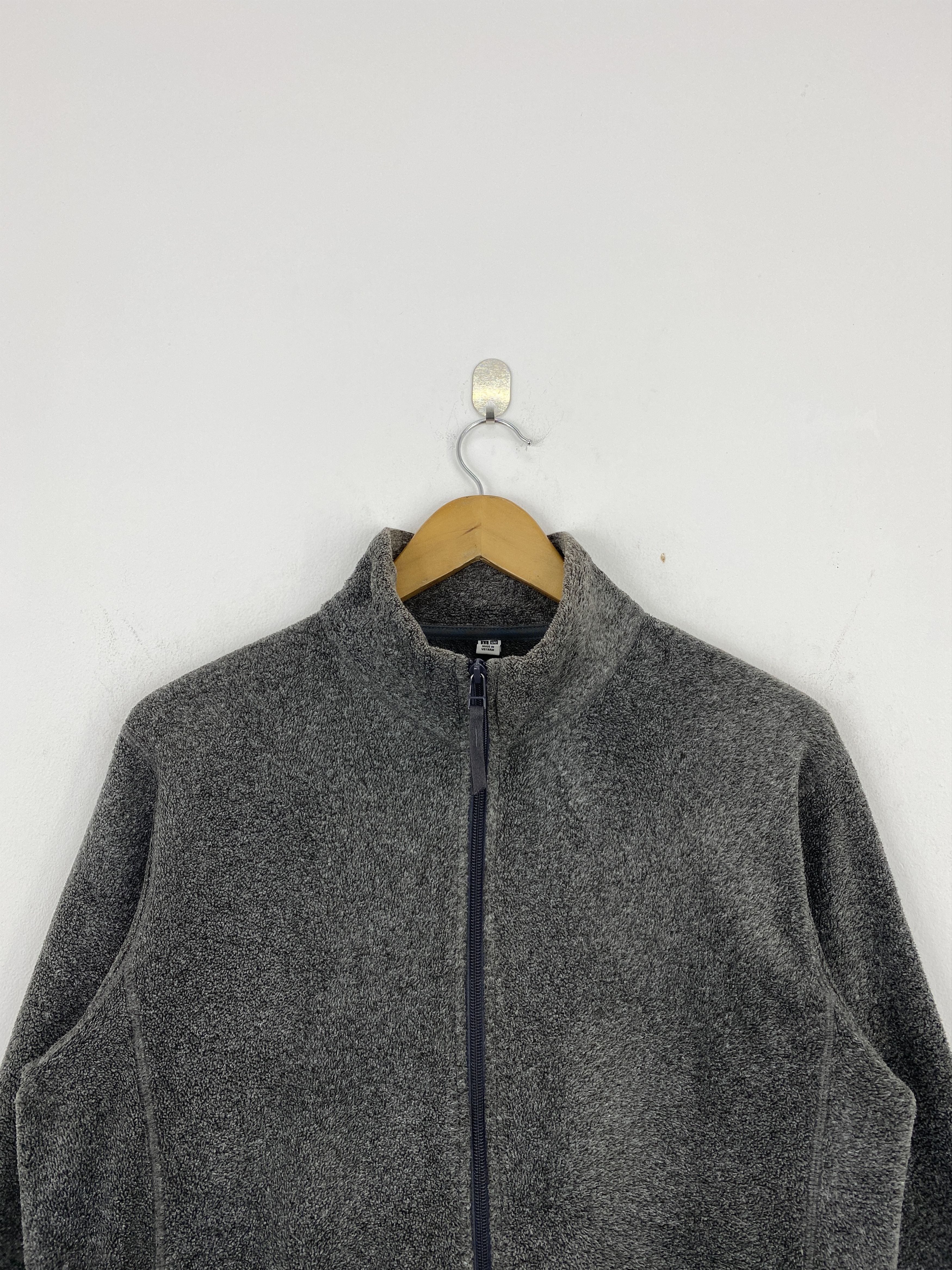 Japanese Brand Vintage Uniqlo Fleece Pockets Full Zipper Jacket JA0140 Size US M / EU 48-50 / 2 - 3 Thumbnail