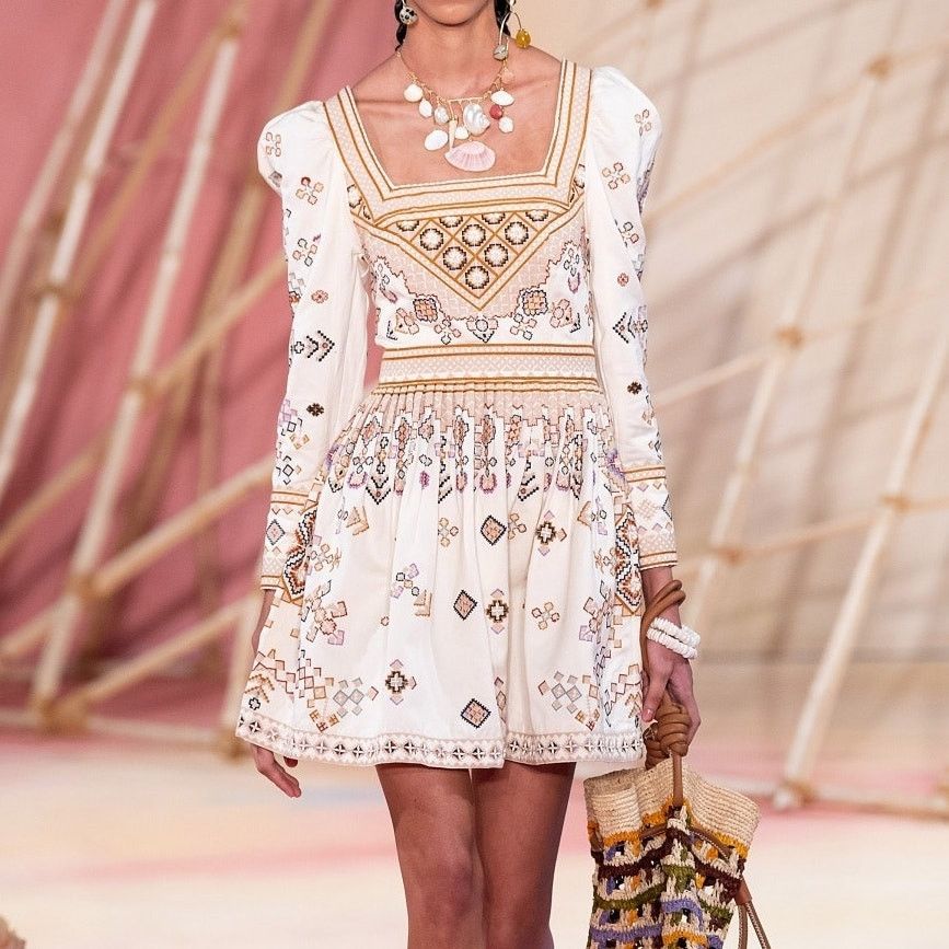 Ulla Johnson Ulla Johnson Adilah Beaded Embroidered Mini Dress size 0 Size XS / US 0-2 / IT 36-38 - 1 Thumbnail