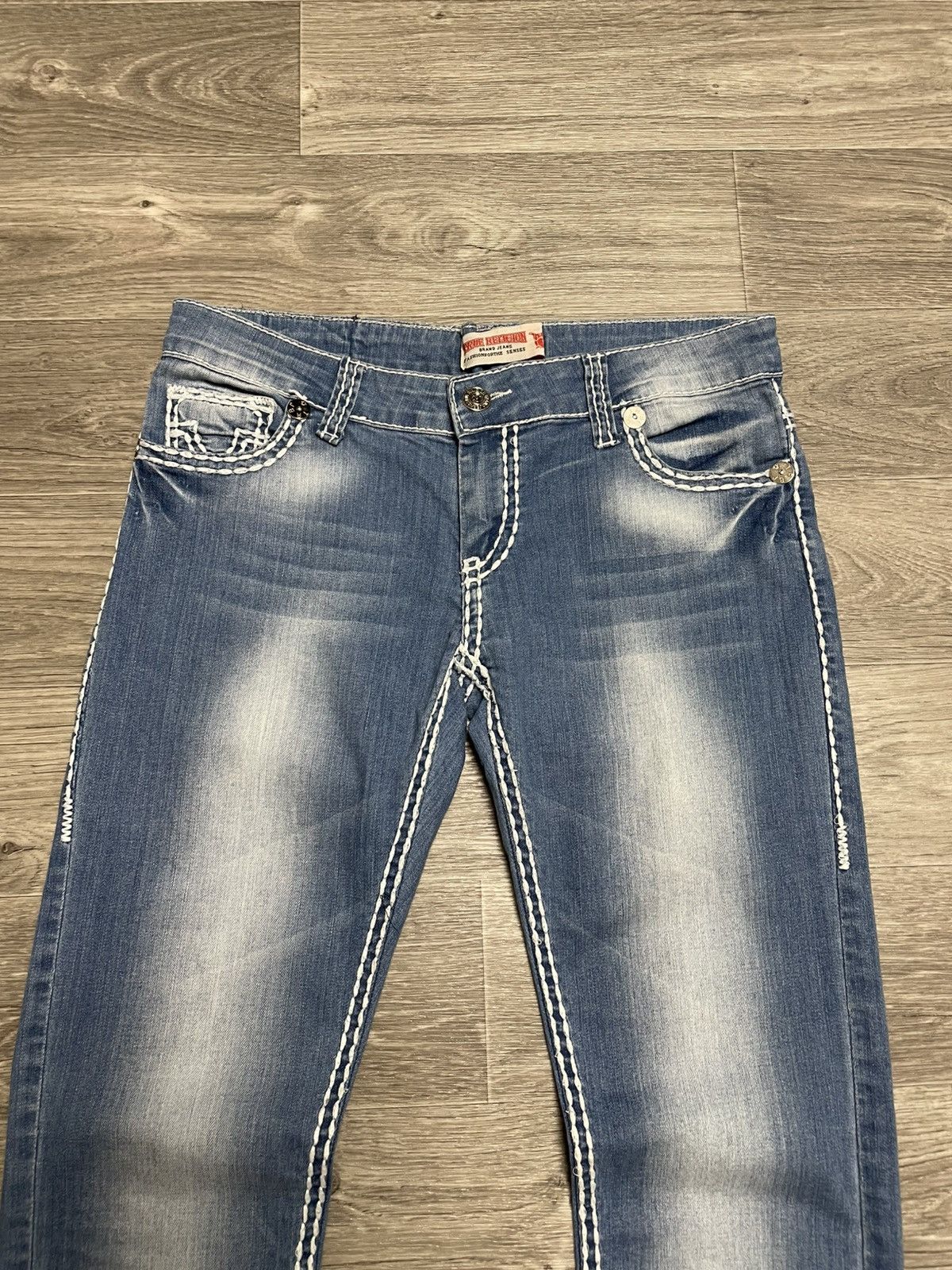 True Religion Vintage True Religion Blue Skinny Fit Jeans Y2K Size US 31 - 3 Thumbnail