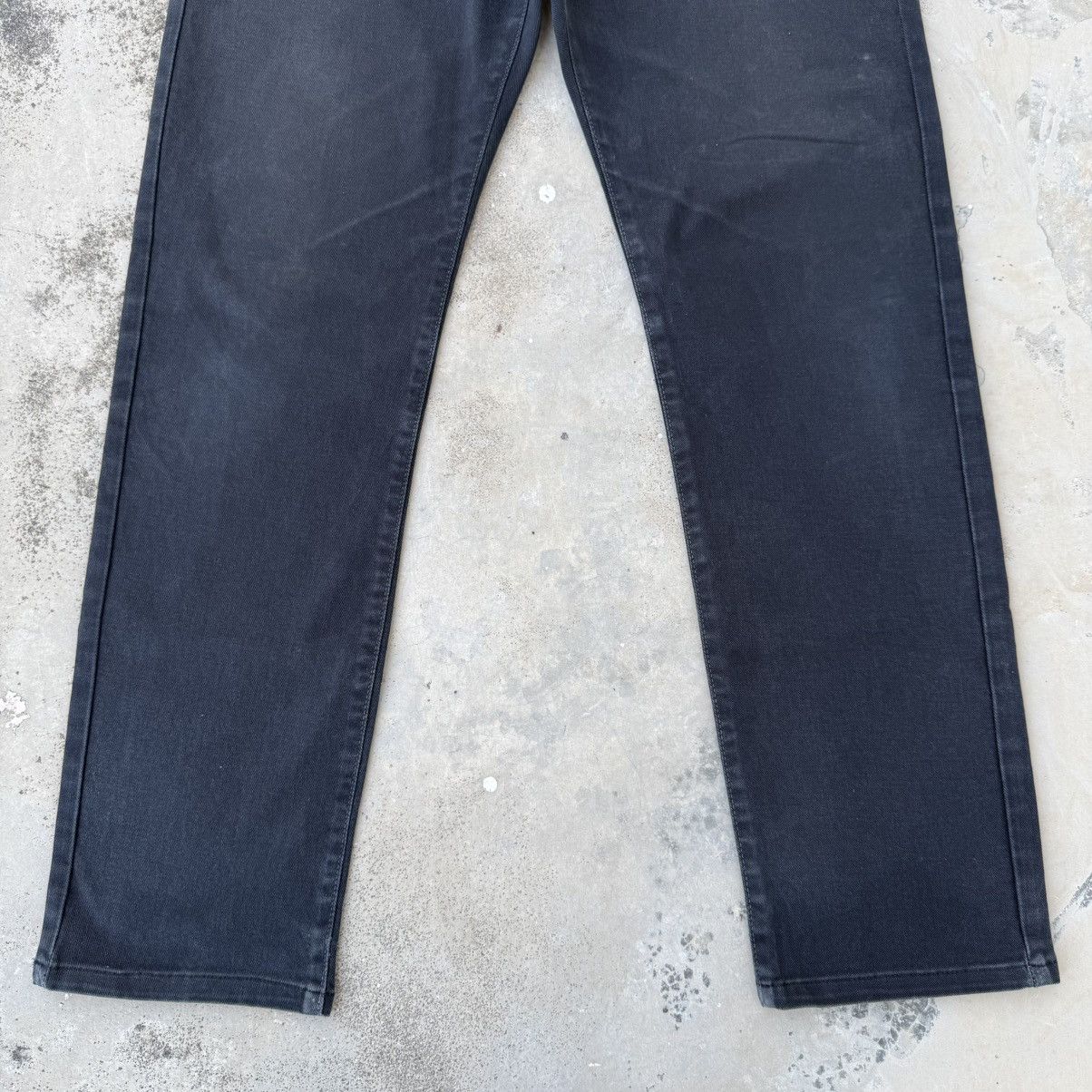 Edwin W31 Vintage Edwin Faded Black Denim Jean Pants W31x31 Size US 31 - 3 Thumbnail