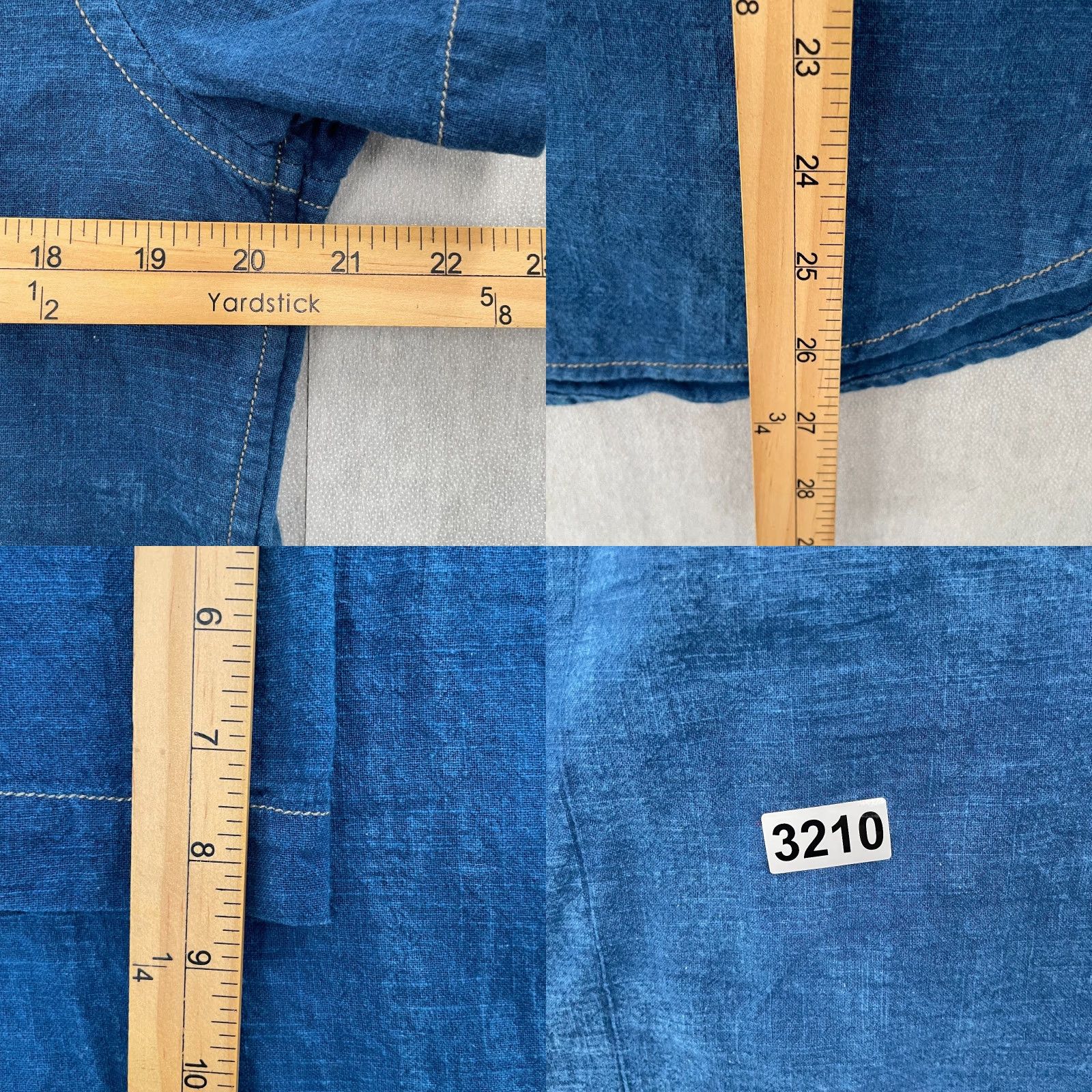 CO & Sons Garment Co Shirt Mens M Adult Medium Blue Button Up Pocket Cotton Shirt Size US M / EU 48-50 / 2 - 8 Thumbnail