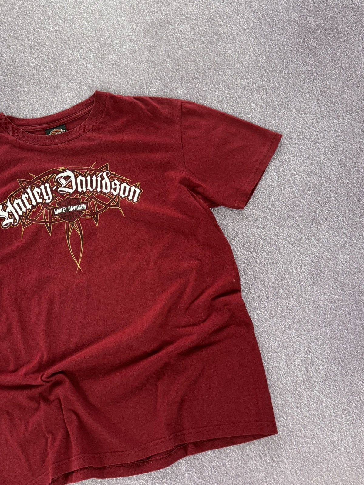 Harley Davidson Vintage Harley Davidson Grunge T-Shirt Size US M / EU 48-50 / 2 - 5 Thumbnail