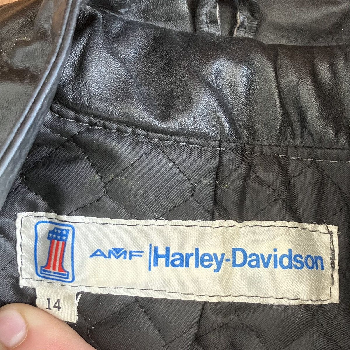 Harley Davidson Harley Davidson AMF 70's Woman motorcycle leather jacket Size XL / US 12-14 / IT 48-50 - 3 Thumbnail