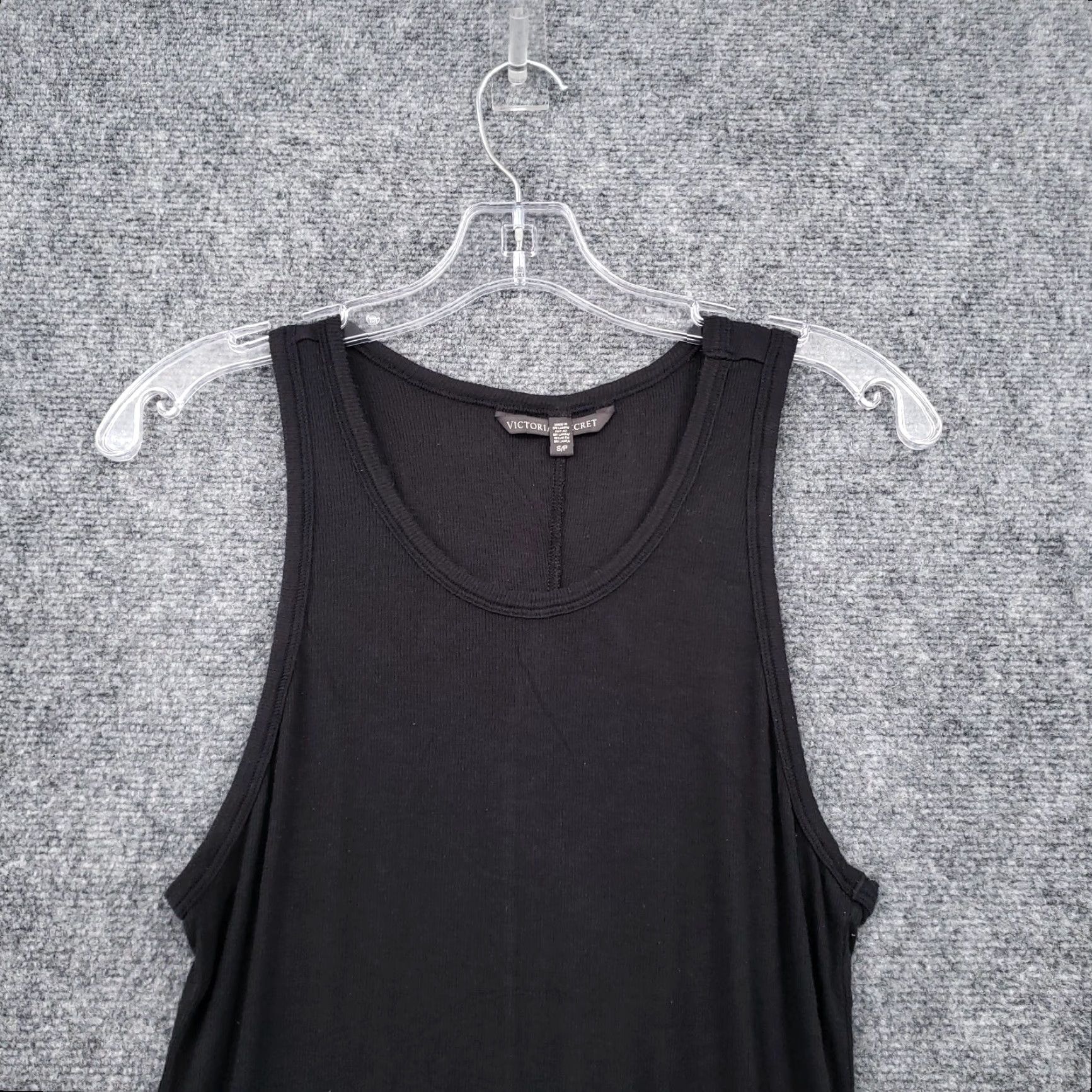 Victoria's Secret Victoria's Secret Dress Womens S Small Black Tank Knee Length Sleeveless Stretch Size S / US 4 / IT 40 - 6 Thumbnail