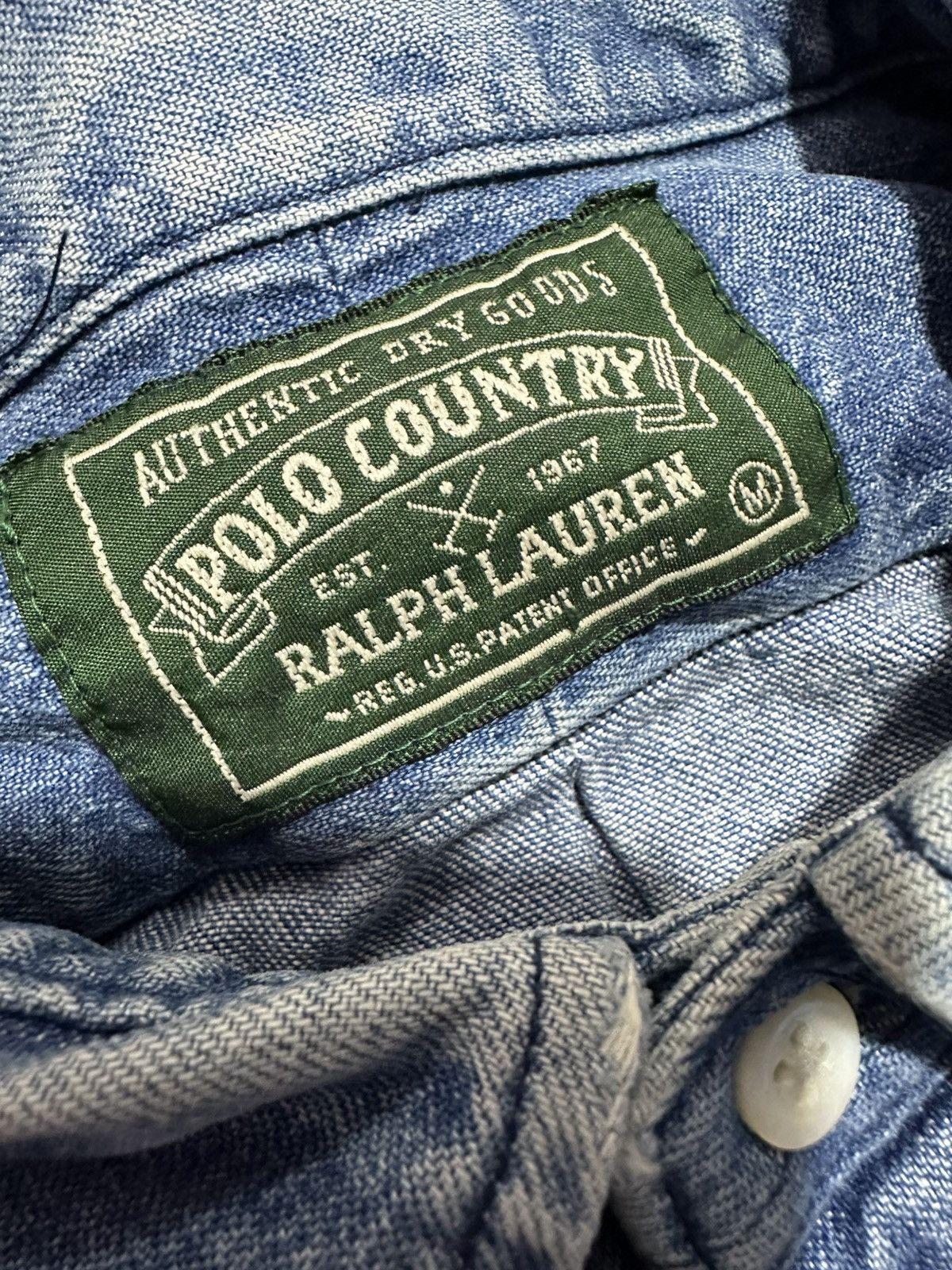 Polo Ralph Lauren Vtg Polo Country denim shirt Size US M / EU 48-50 / 2 - 3 Thumbnail