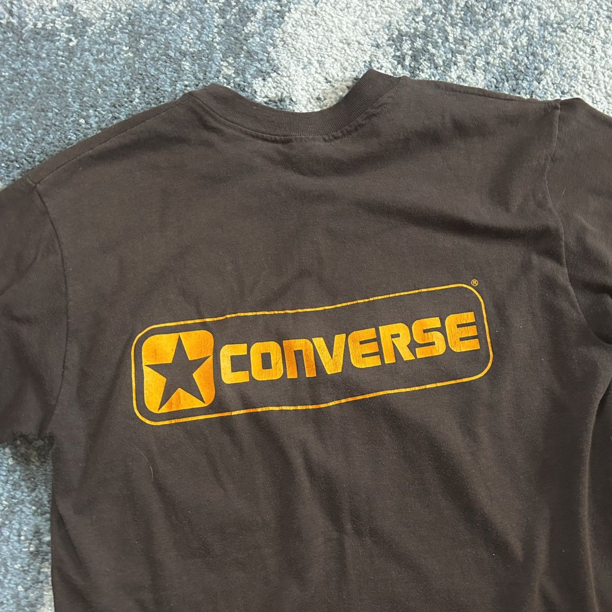 Converse 80s SLUBBY SiNGLE STiTCH UNiVERSiTY of WYOMiNG COWBOYS TEE Size US M / EU 48-50 / 2 - 13 Thumbnail