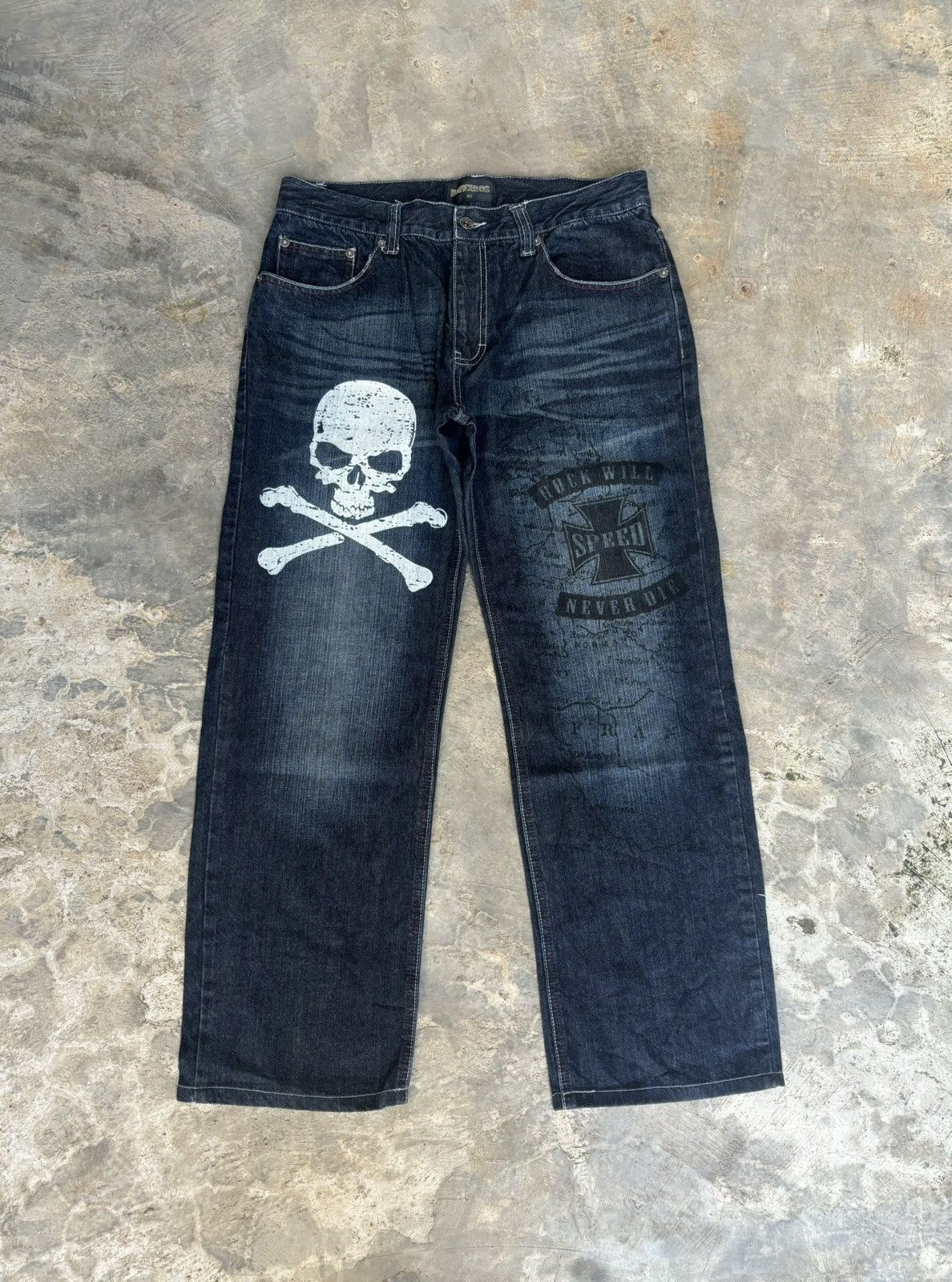 Hysteric Glamour × If Six Was Nine × Japanese Brand Barcedos Skull Ifsixwasnine Lgb Punk Style Jeans Size US 32 / EU 48 - 1 Thumbnail