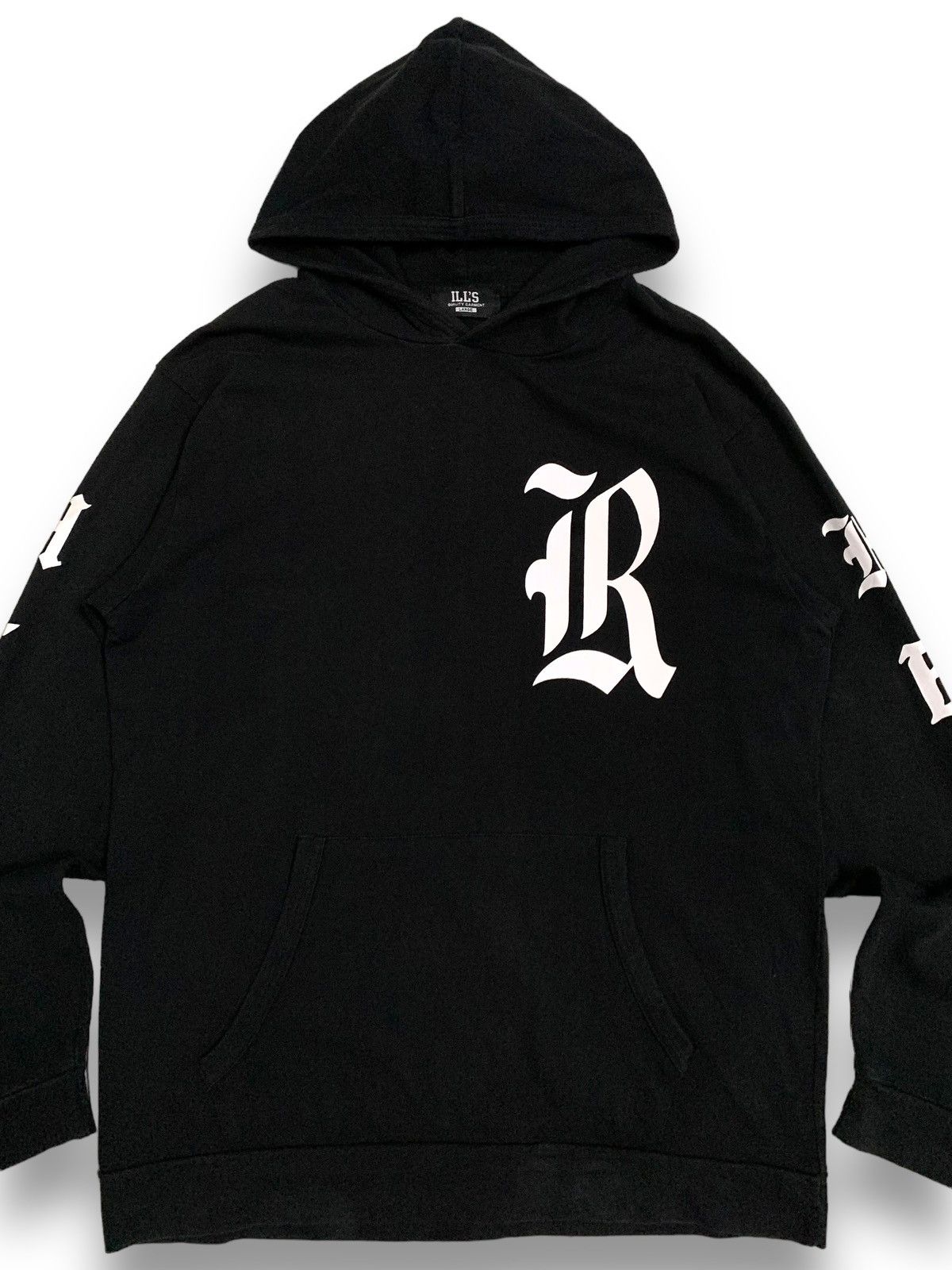 14th Addiction Vintage Japanese Brand ILLS Faded Printed Punk Style Hoodies Size US M / EU 48-50 / 2 - 4 Thumbnail