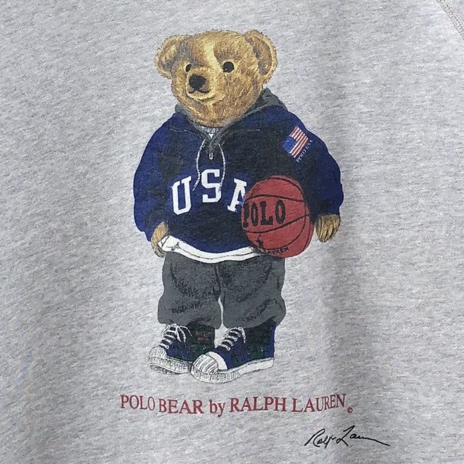 Polo Ralph Lauren Vintage Polo RALPH LAUREN Bear Big Logo Sweatshirt Size US S / EU 44-46 / 1 - 3 Thumbnail