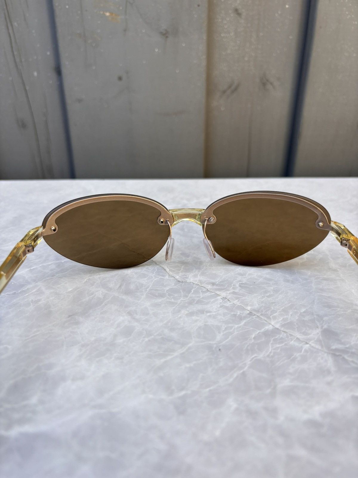 Prada Vintage Prada Sunglasses SPR 10B Rimless Sport S/S 2000s Size ONE SIZE - 9 Thumbnail