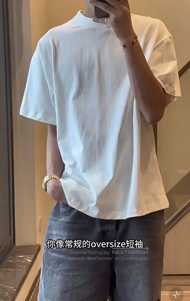 Balenciaga Balenciaga White Short Sleeve T-Shirt, Size L Size US L / EU 52-54 / 3 - 2 Thumbnail