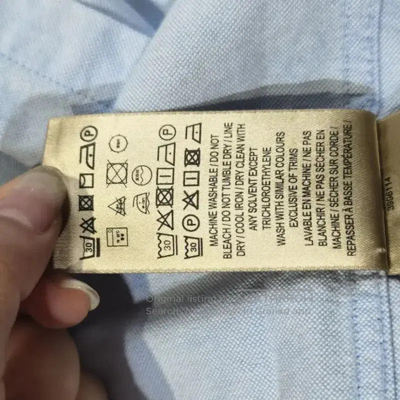 Burberry Burberry Light Blue Cotton Women's Shirt. Size M / US 6-8 / IT 42-44 - 5 Thumbnail