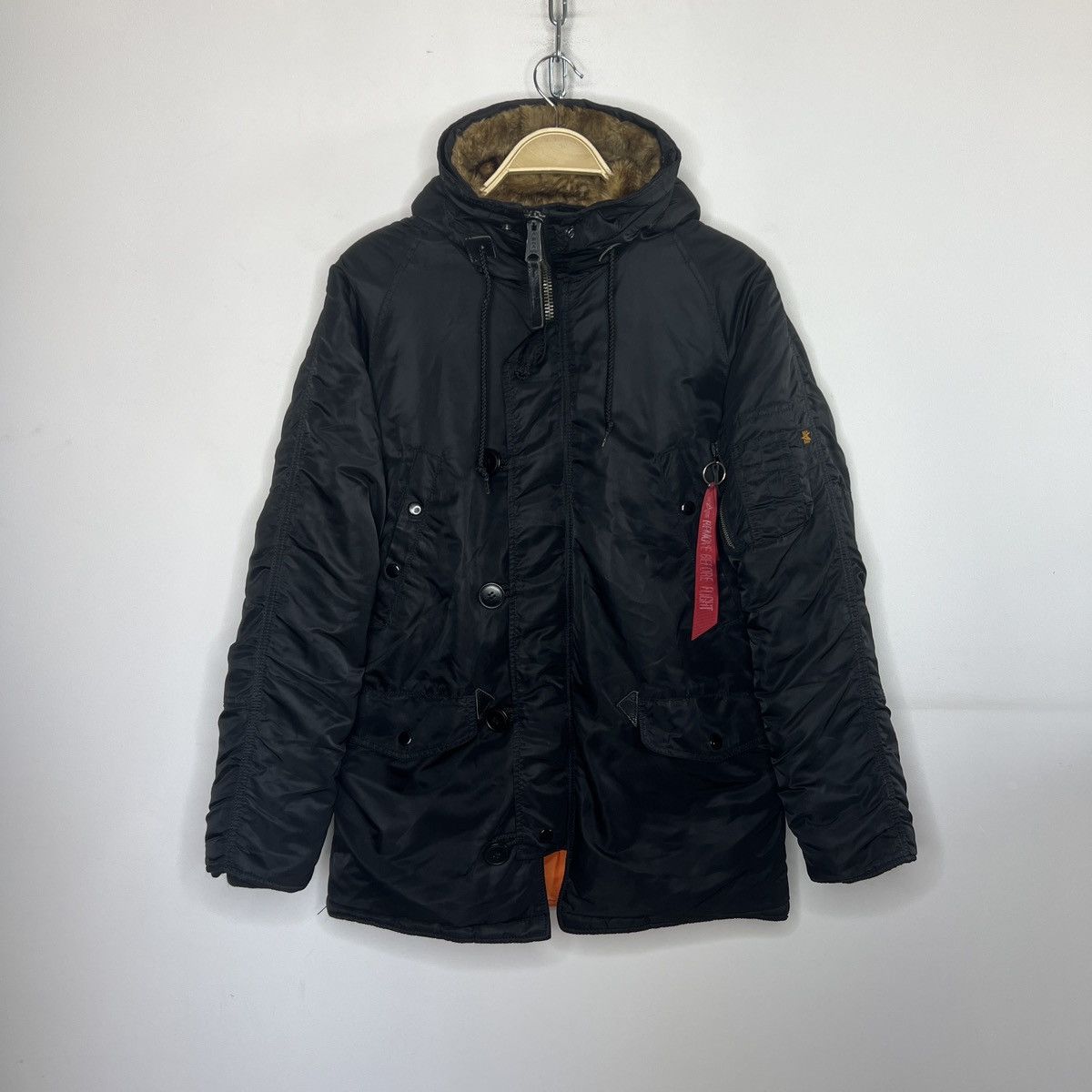 Alpha Industries Y2K 2010s Alpha Industries Type N-38 Black Parka Size US M / EU 48-50 / 2 - 1 Thumbnail