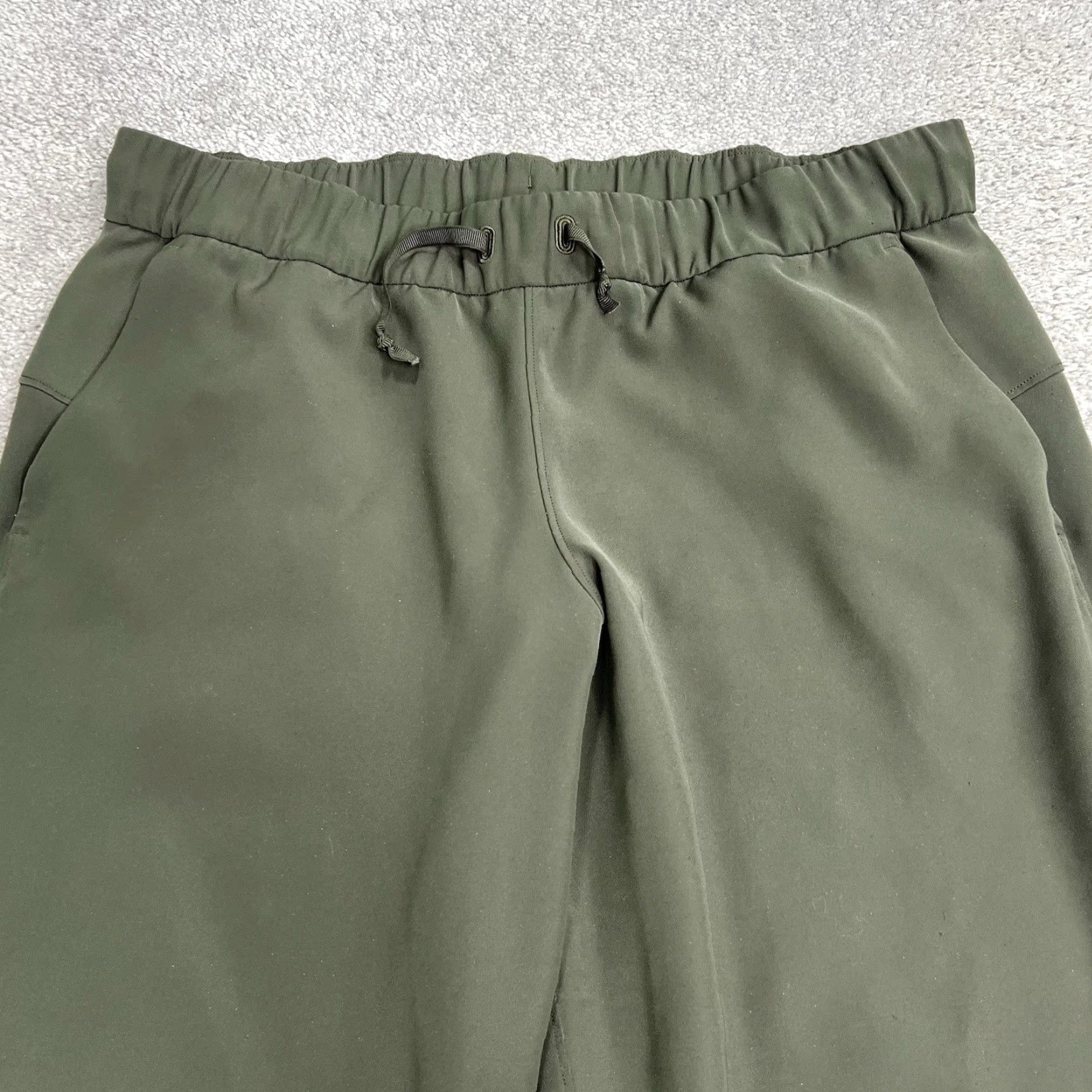 Lululemon Lululemon On The Fly Joggers Pants Women’s 12 Green Lightweight Tapered Stretch Inseam 28” Size 34" / US 12 / IT 48 - 2 Thumbnail