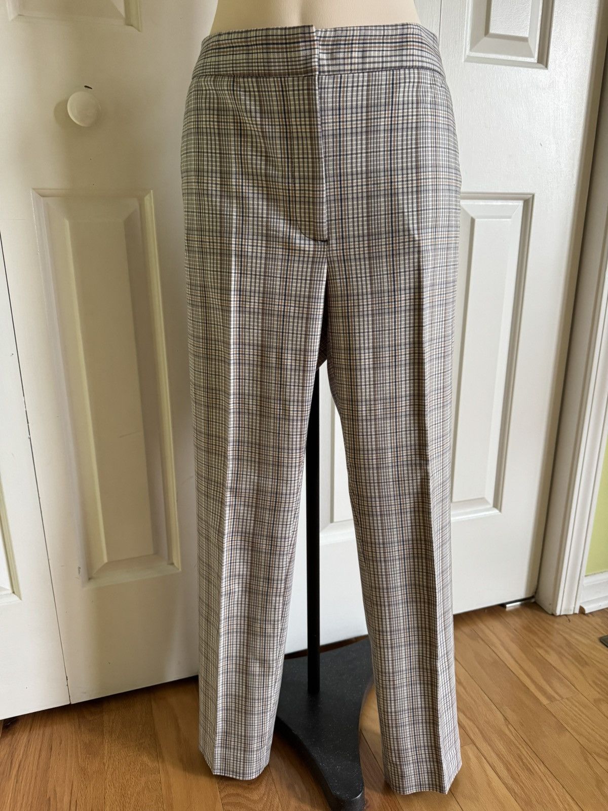 Zara ZARA Women Checkered Cropped Pants L NWOT Size 32" / US 10 / IT 46 - 1 Thumbnail