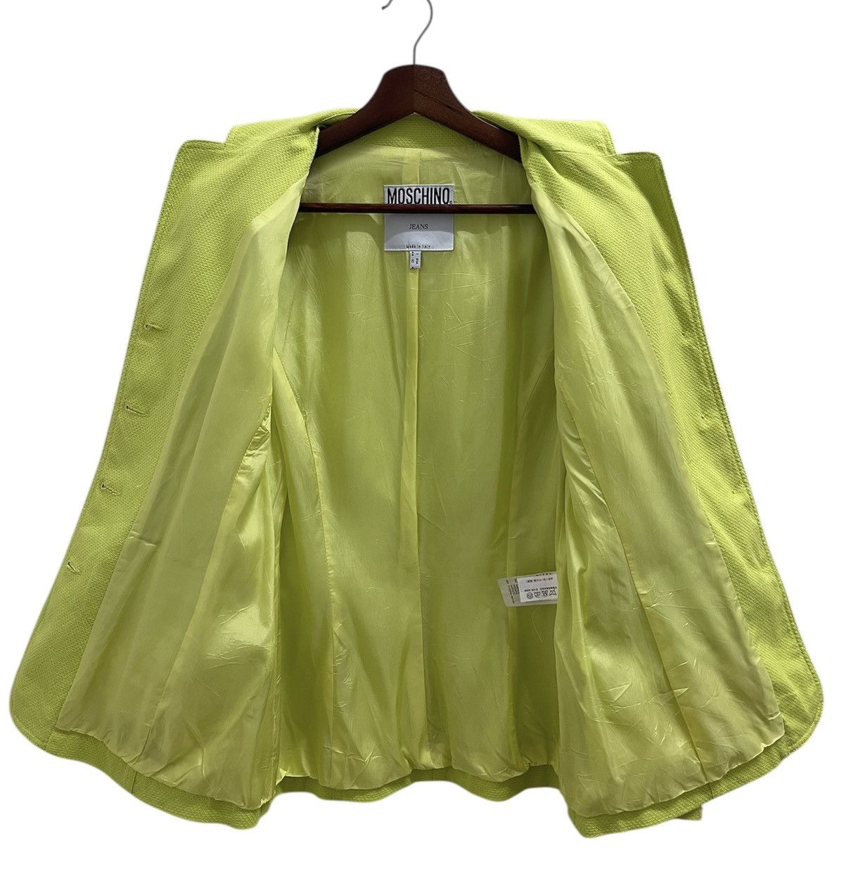 Moschino Moschino Light Green Buttons Blazer Size XS / US 0-2 / IT 36-38 - 10 Thumbnail
