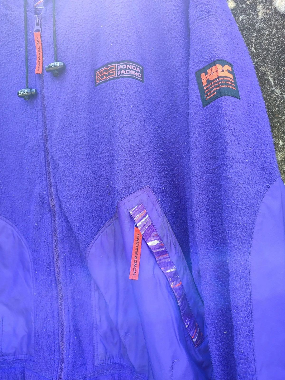 Honda Vintage HRC Honda Racing Fleece Hoodie – Purple (M/L) Size US L / EU 52-54 / 3 - 6 Thumbnail