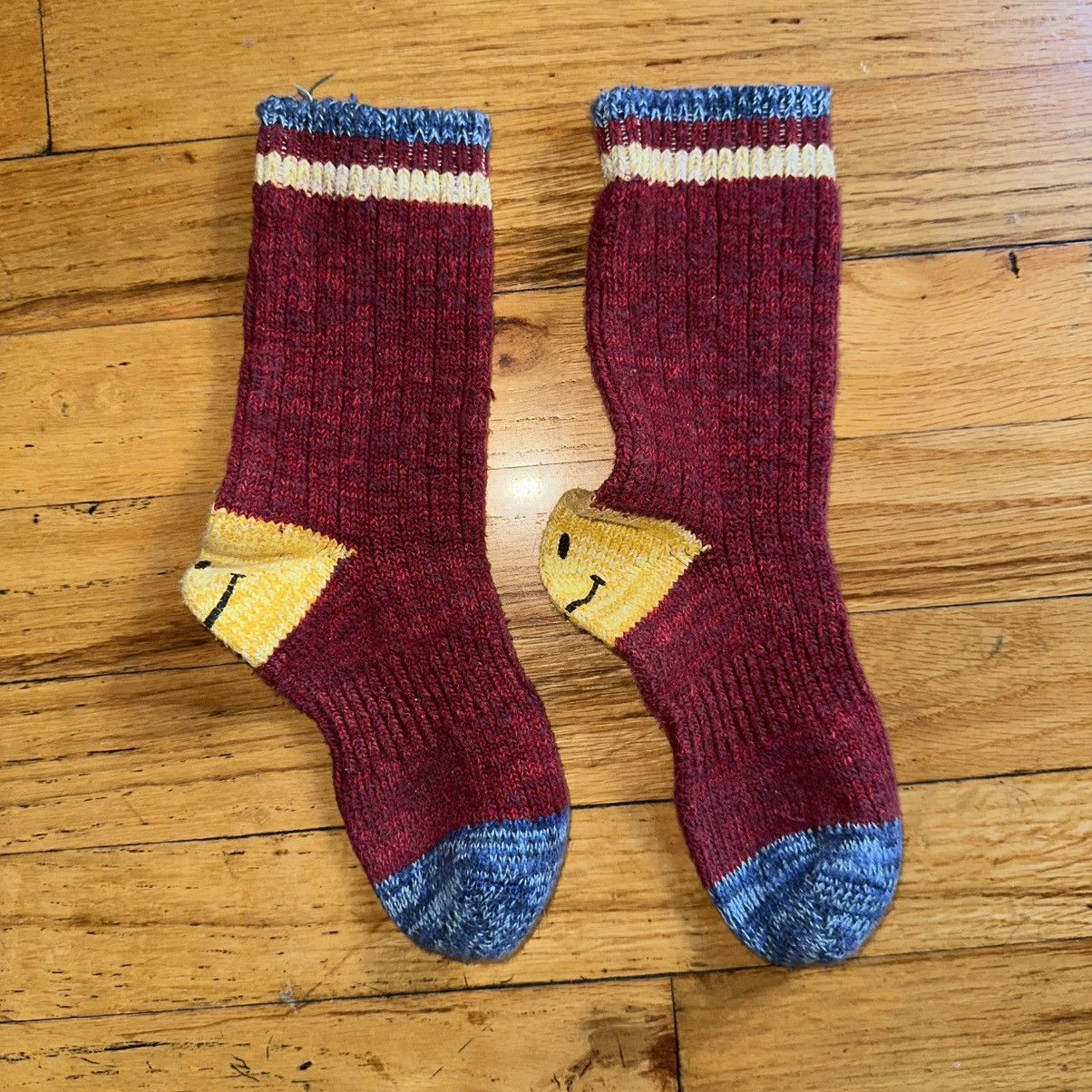 Kapital Knit smiley socks Size ONE SIZE - 2 Thumbnail