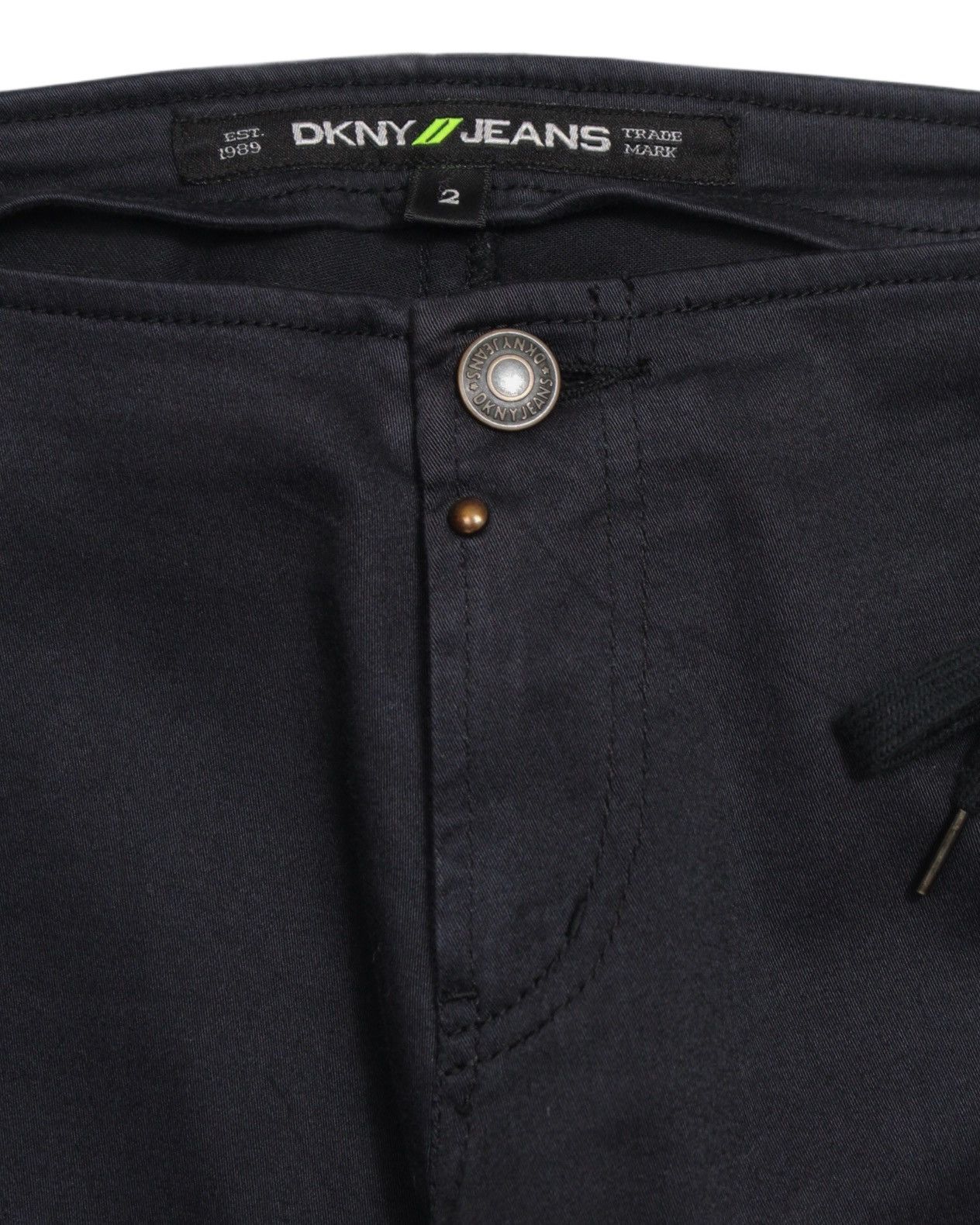 DKNY × If Six Was Nine × Le Grande Bleu (L.G.B.) 2000S DKNY FLARED JEANS Size 26" / US 2 / IT 38 - 4 Thumbnail