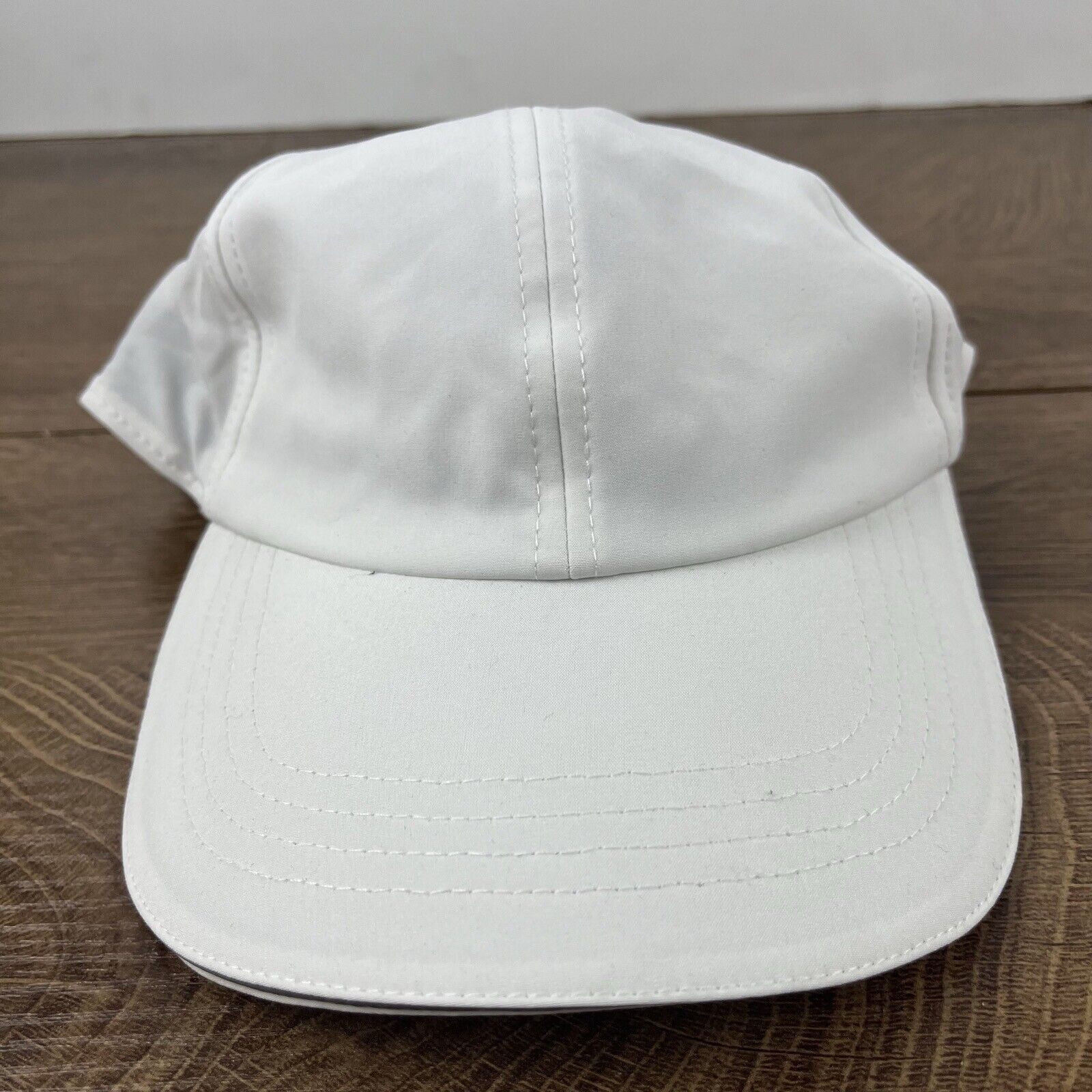 Other White Running Hat Adult Cap Athletic White Cap Hat Adjustabl Size ONE SIZE - 6 Thumbnail
