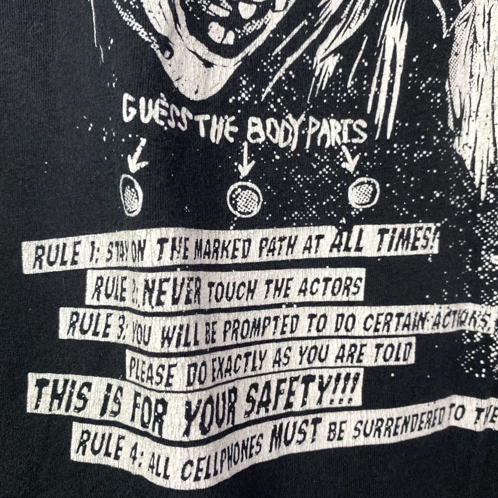 Vintage Haunt T-Shirt Haunt Movie Promo Adult Medium Black Shirt Halloween Mens 20x27 Promo Haunt House M Size US M / EU 48-50 / 2 - 3 Thumbnail