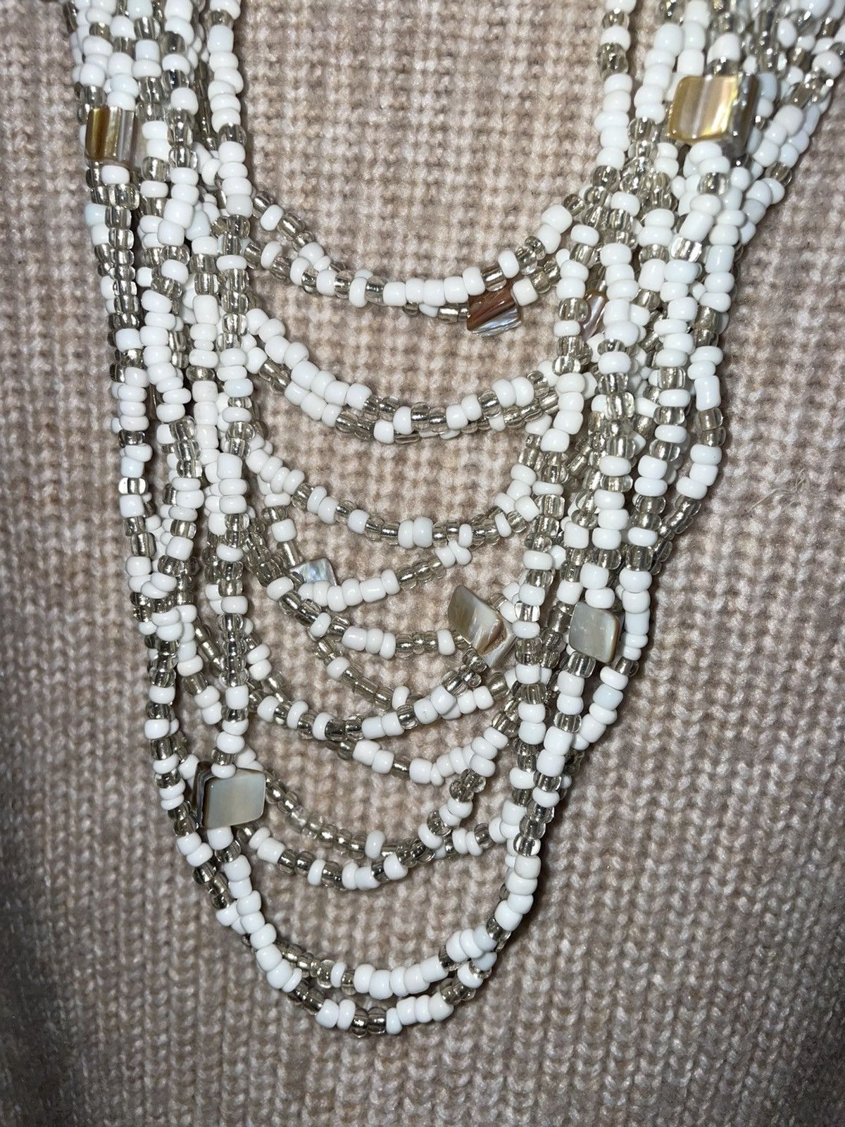 Vintage Vintage Bali Multi Beaded Rosewood Buckle Necklace Size ONE SIZE - 11 Thumbnail