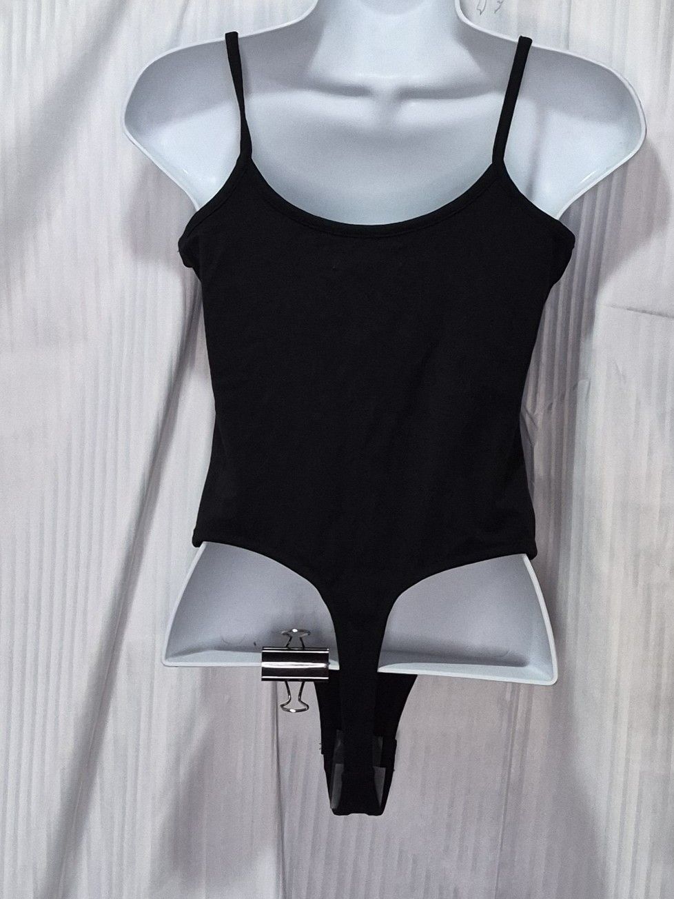 Madewell Madewell Small Black Spaghetti Strap Bodysuit NWT Size S / US 4 / IT 40 - 4 Thumbnail