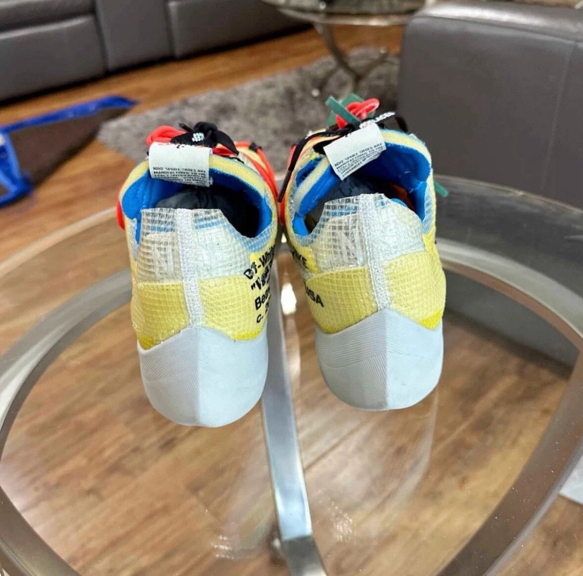 Nike × Off-White Nike Vapor Street Off-White Tour Yellow Size US 11 / EU 44 - 3 Thumbnail
