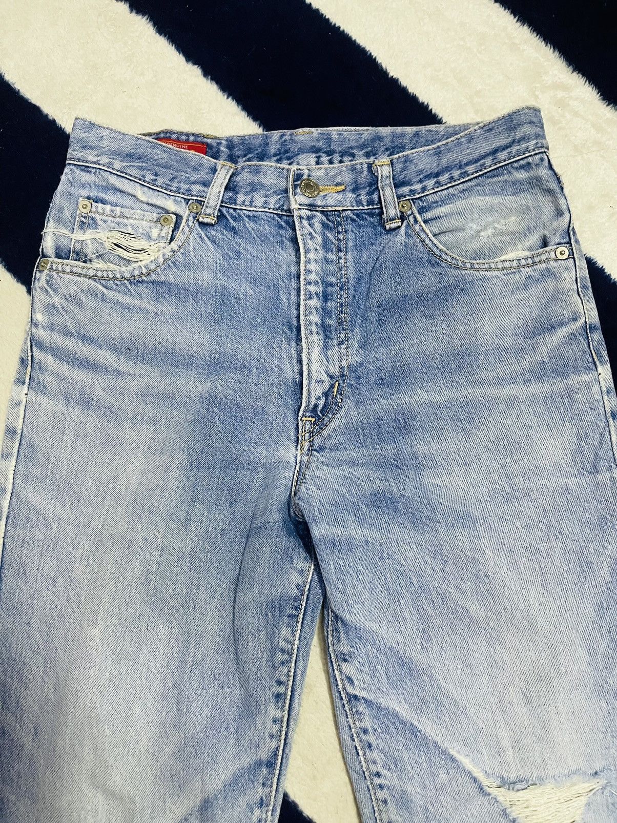 Edwin Edwin Distressed Jeans (16) Size US 30 / EU 46 - 15 Thumbnail