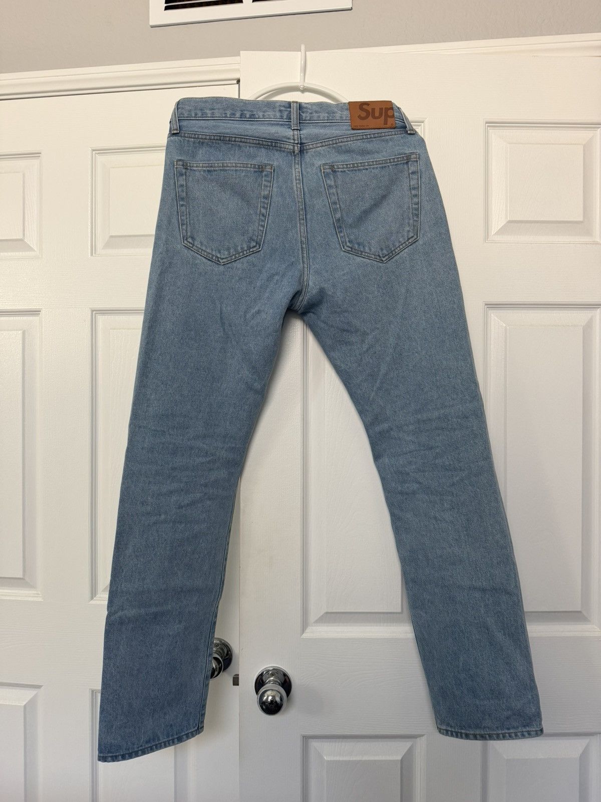 Supreme Supreme Straight Blue Jeans Size US 30 / EU 46 - 2 Thumbnail