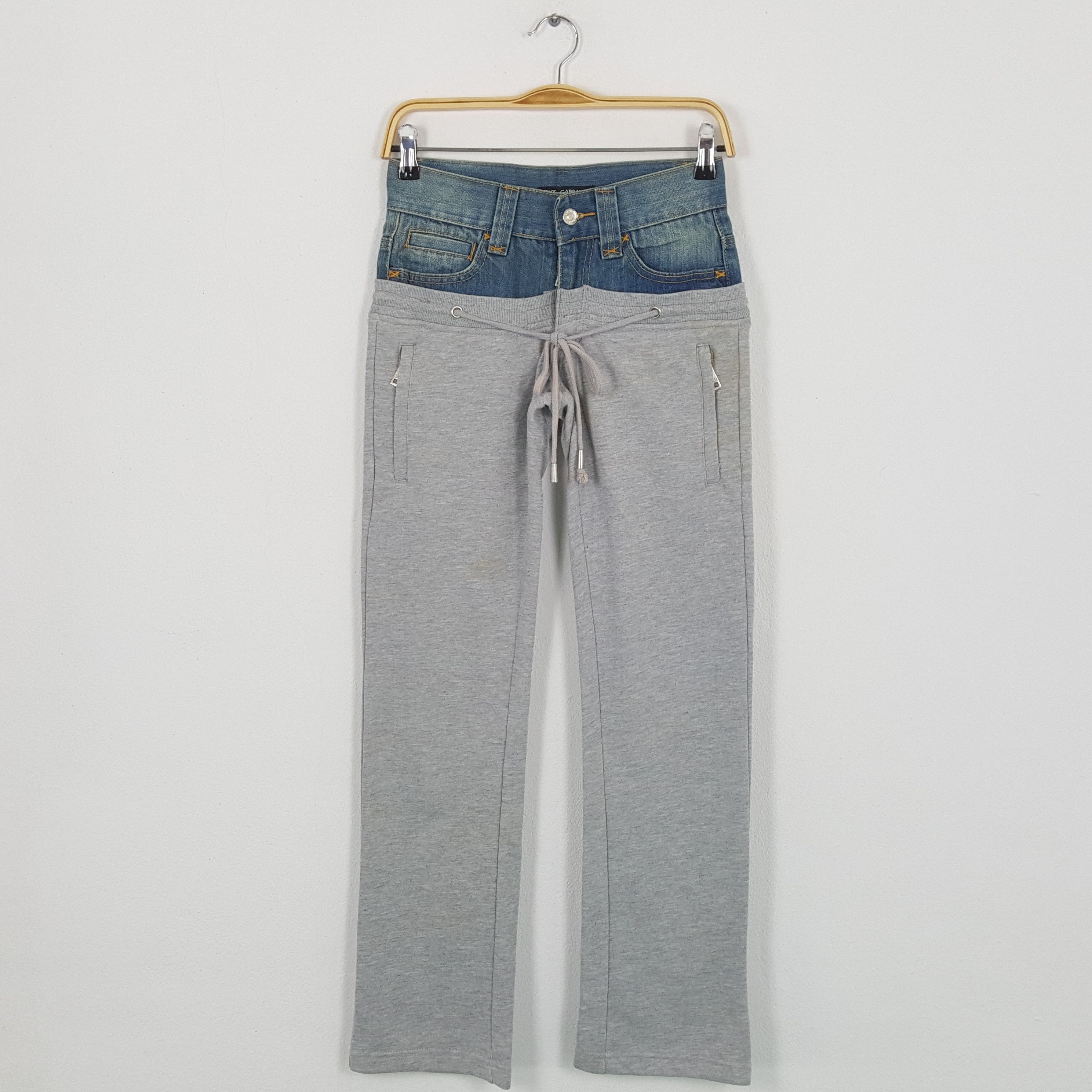 image of Dolce Gabbana x Italian Designers Vintage Dolce & Gabbana Italia Brand Jeans in Grey, Women's (Size