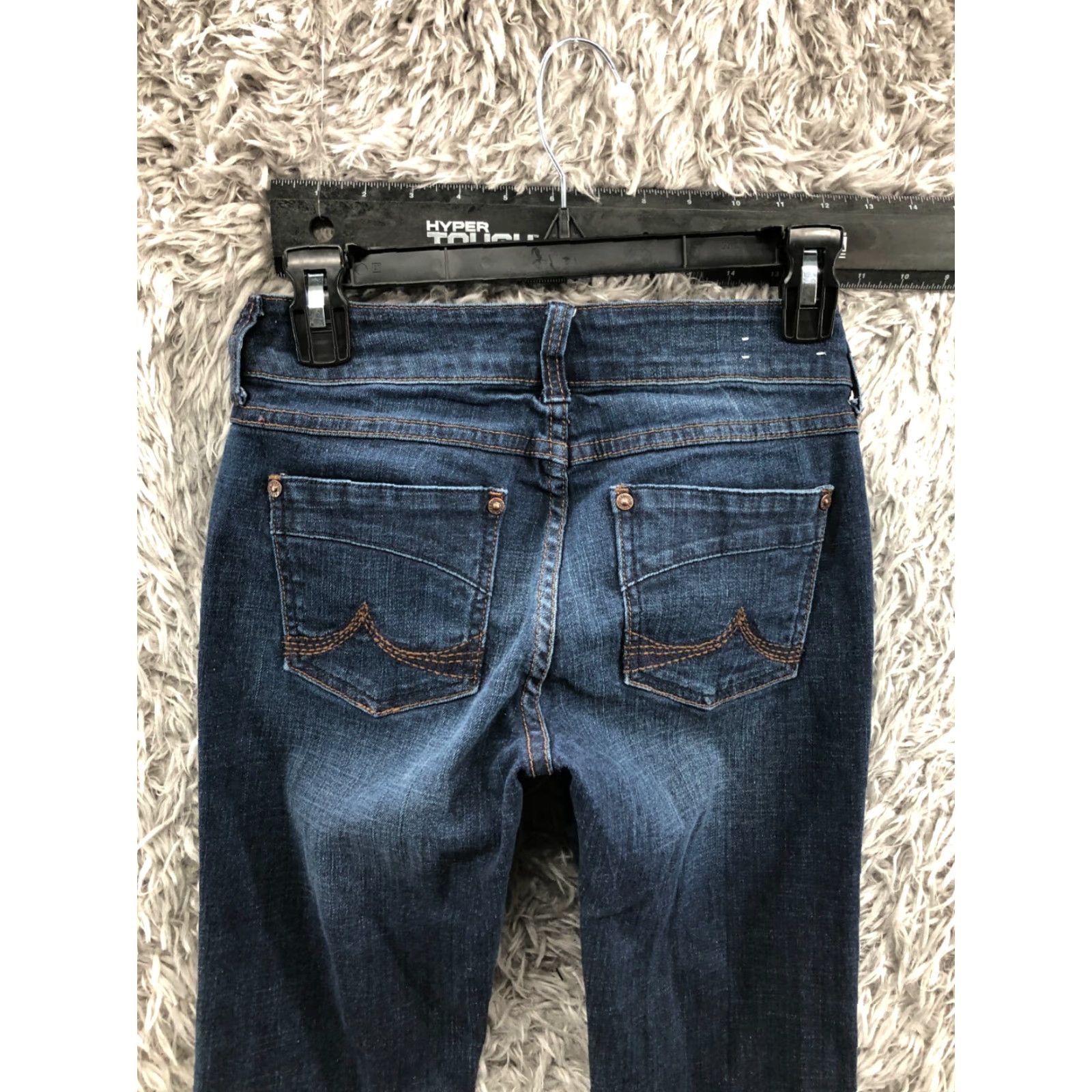 Vintage VINTAGE dELiA*s MORGAN Jeans Petite 4P Womens Medium Blue Straight Denim Pocket Zipper Button Urban Classic 90s Womens Size 27" / US 4 / IT 40 - 6 Thumbnail