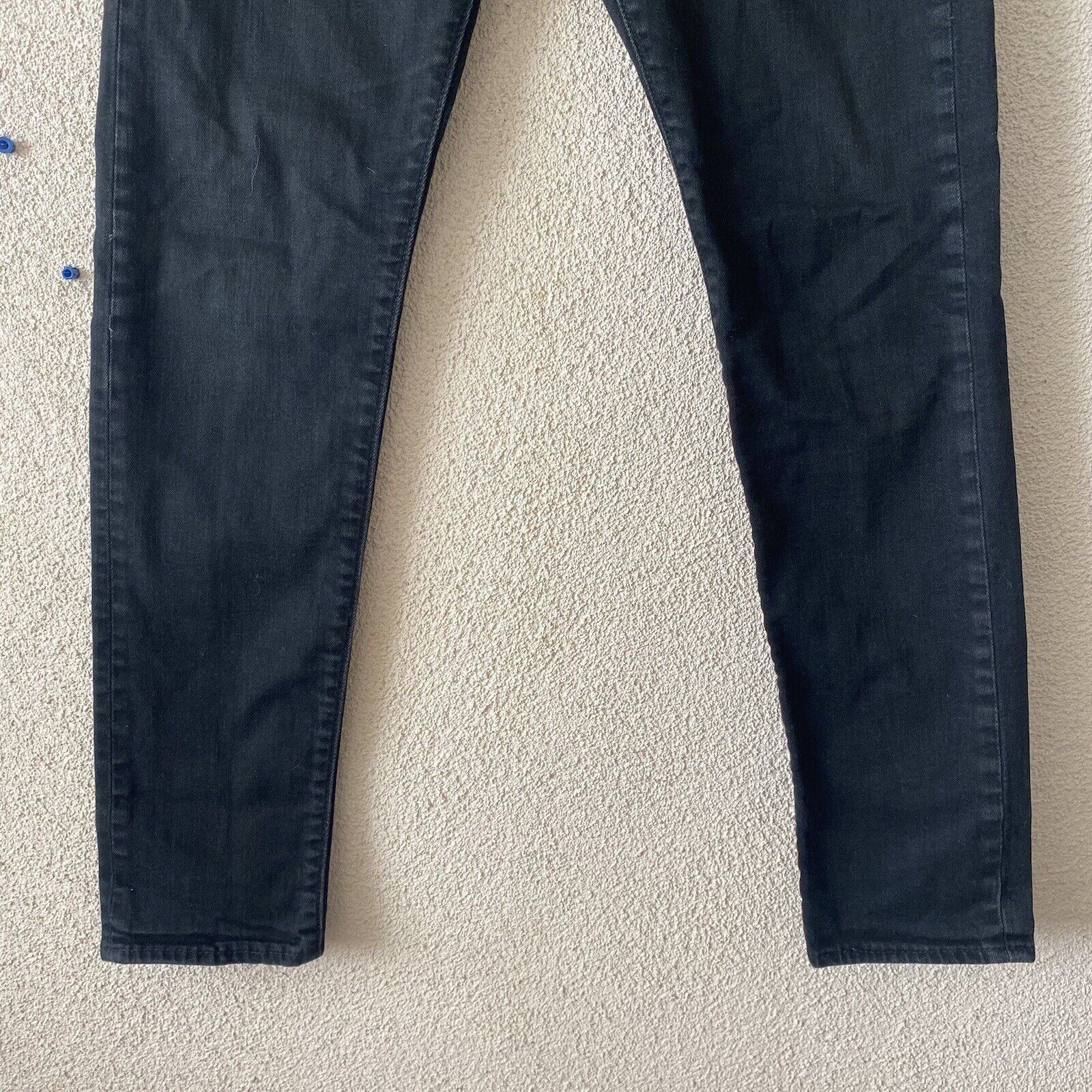 Levi's LEVIS 512 Womens Jeans Black Skinny Taper Stretch Premium Bi Size 32" / US 10 / IT 46 - 7 Thumbnail